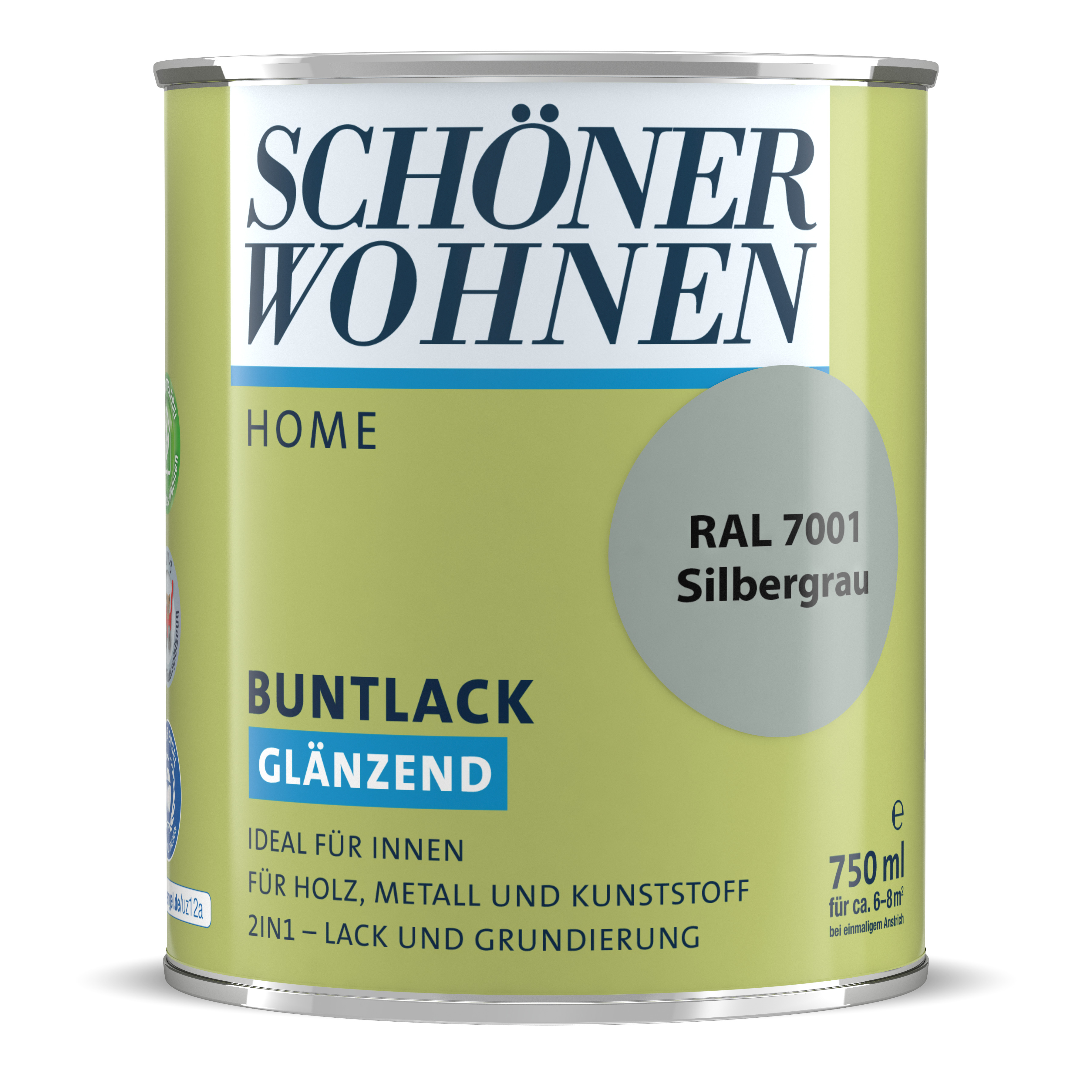 SW_2448-0750-7001 Schöner Wohnen Home Buntlack, glänzend, dilbergrau