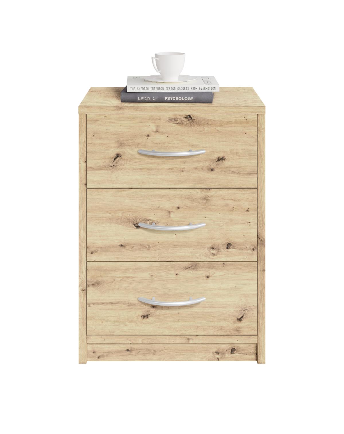 373072-Pepe-Nako-3-SK-RET-Artisan-Freisteller-frontal_38-733-R8 PEPE NACHTKOMMODE 3 SCHUBK. ARTISAN EICHE