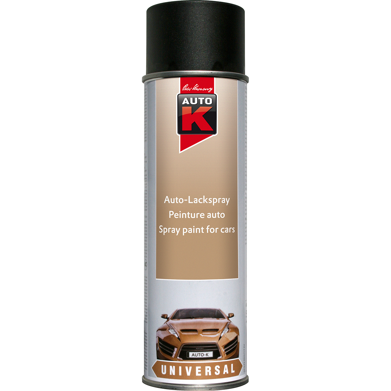 Auto-K Universal Auto-Lackspray schwarz matt 500ml