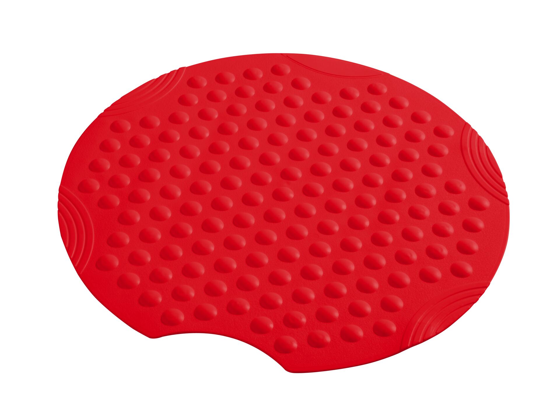 Ridder Duscheinlage Tecno ca. Ø 55 cm, rot, 100% TPE Ridder Duscheinlage Tecno ca. Ø 55 cm, rot, 100% TPE