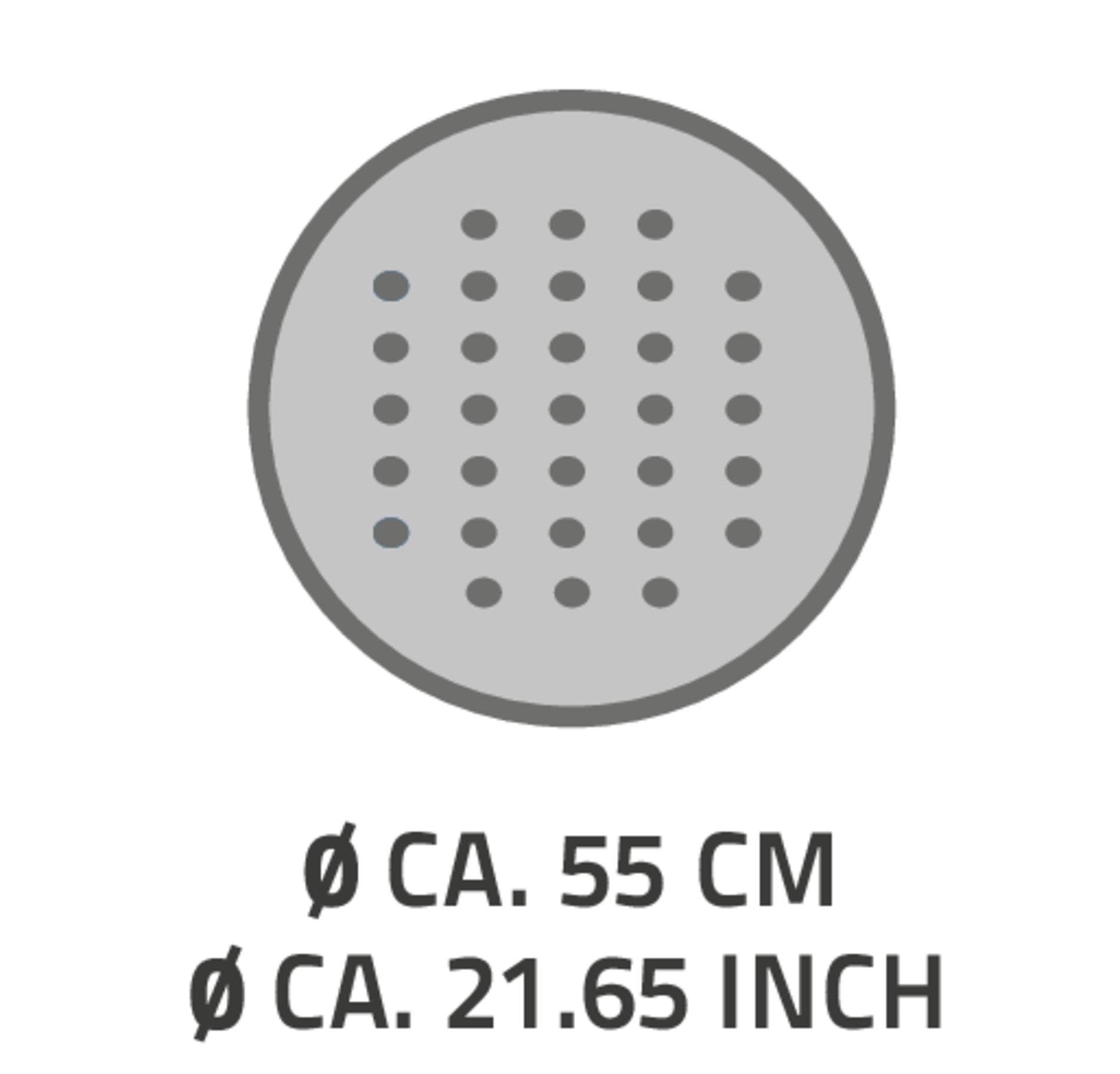 Ridder Duscheinlage Tecno ca. Ø 55 cm, dunkelgrün, 100% TPE Ridder Duscheinlage Tecno ca. Ø 55 cm, dunkelgrün, 100% TPE