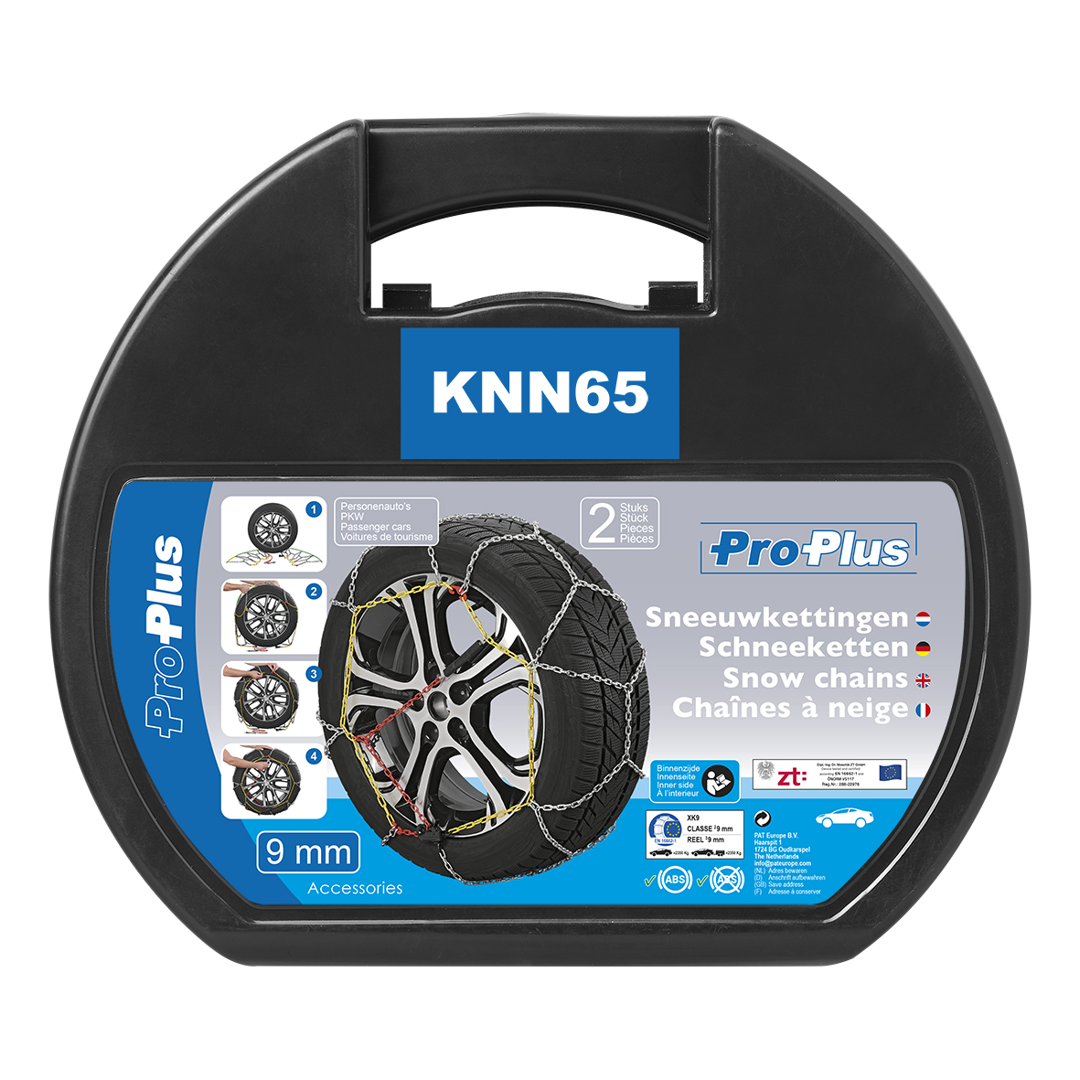 ProPlus Schneeketten 9 mm KNN65