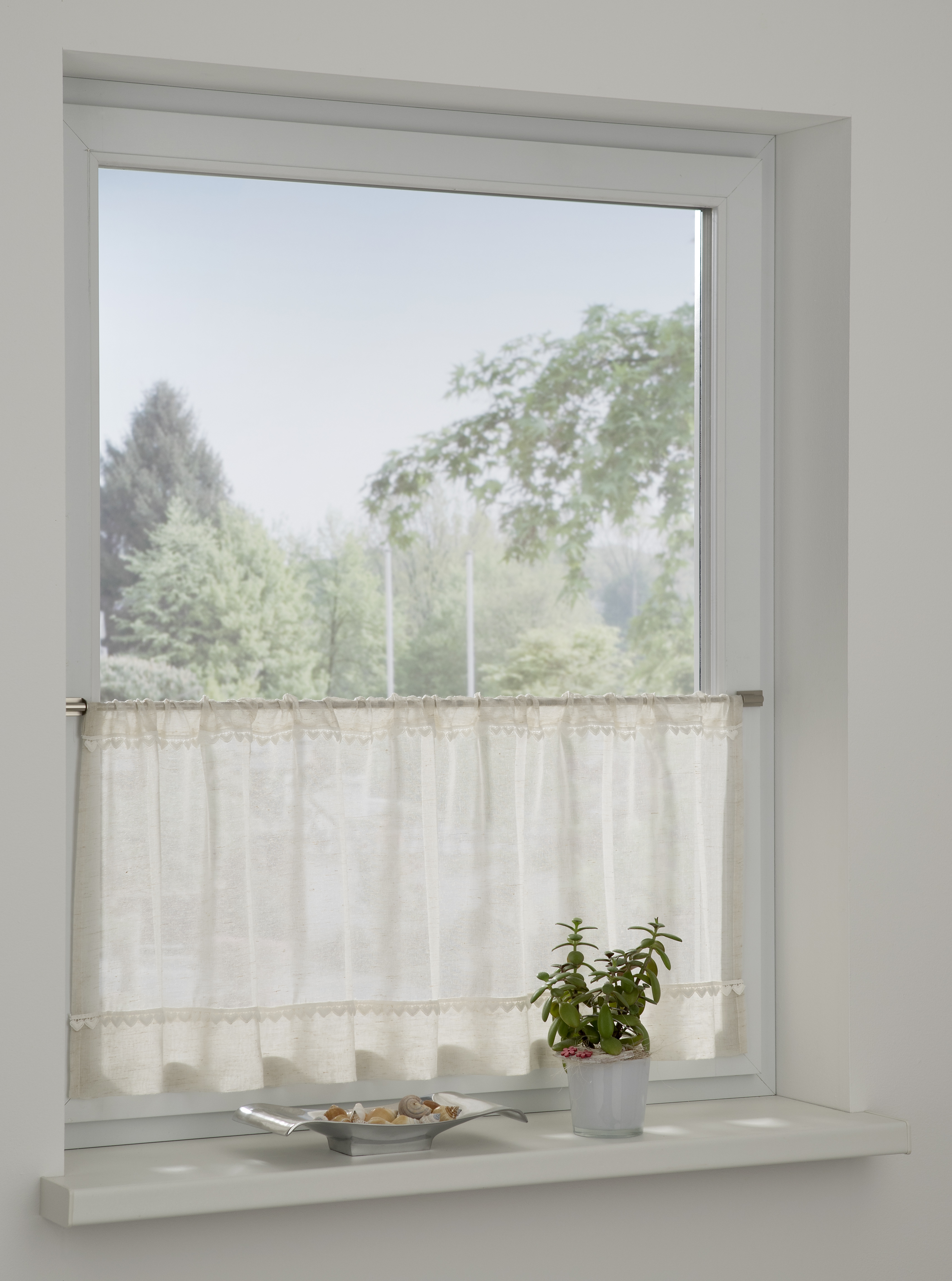 Sehlbach Fertiggardine natur, 48 x 135 cm