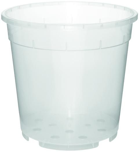 483799-34001770-L ORCHIDEENTOPF 17CM 2,4L TRANSPARENT KLAR