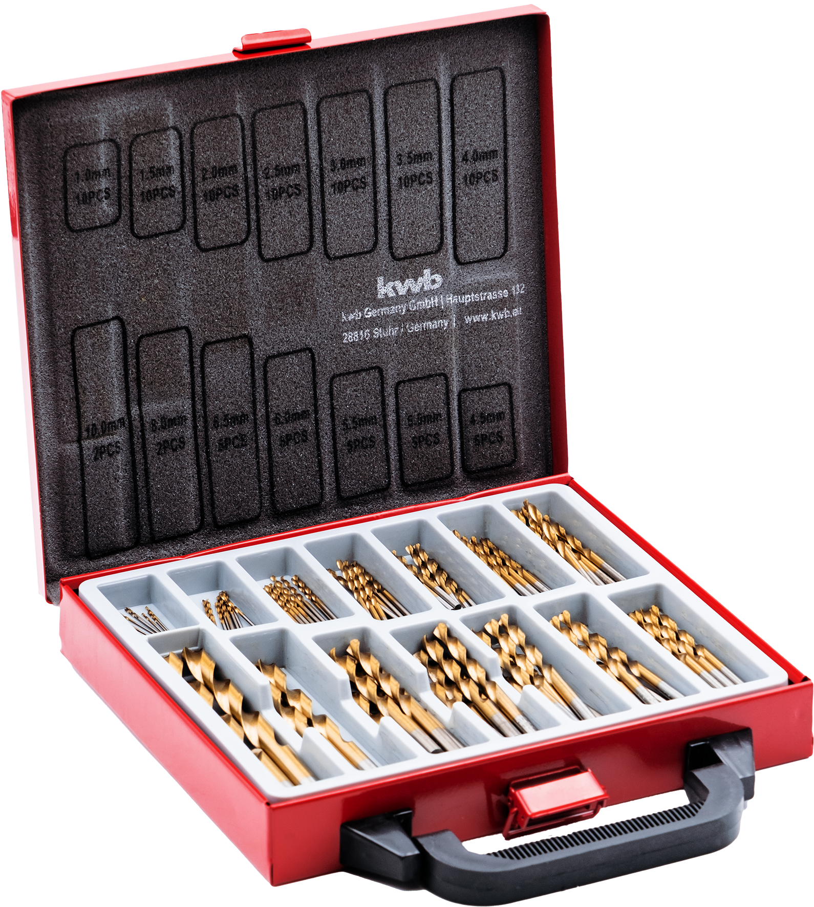 Kwb Bohrersatz 1 - 10 mm titan, 99-tlg. Kwb Bohrersatz 1 - 10 mm titan, 99-tlg.