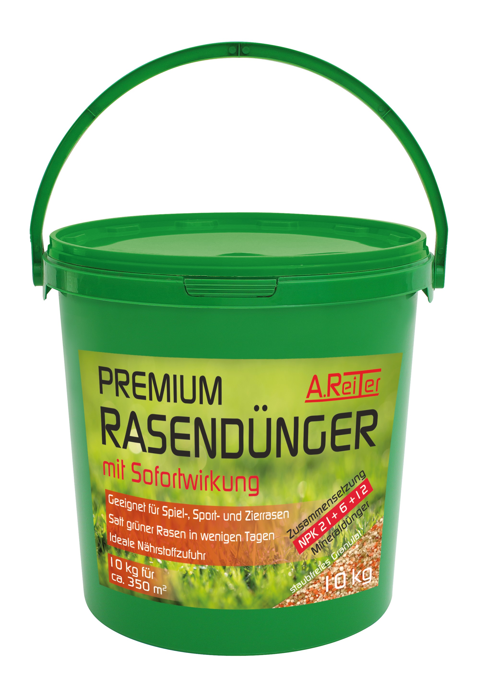 A. Reiter Rasendünger, 10 kg Eimer