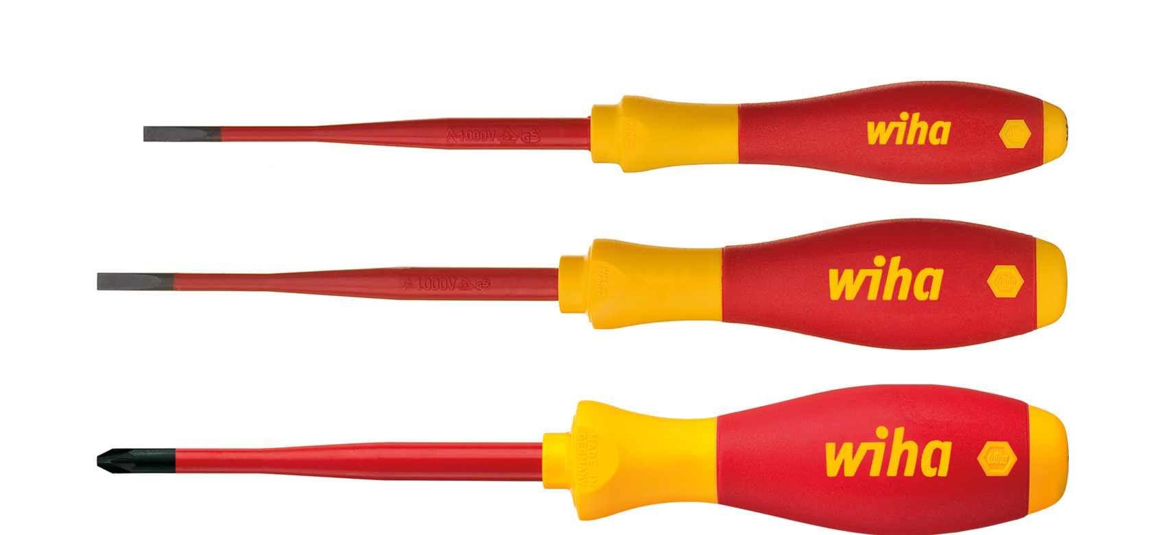 Wiha Schraubendreher Set VDE 3-teilig SL + PZ2