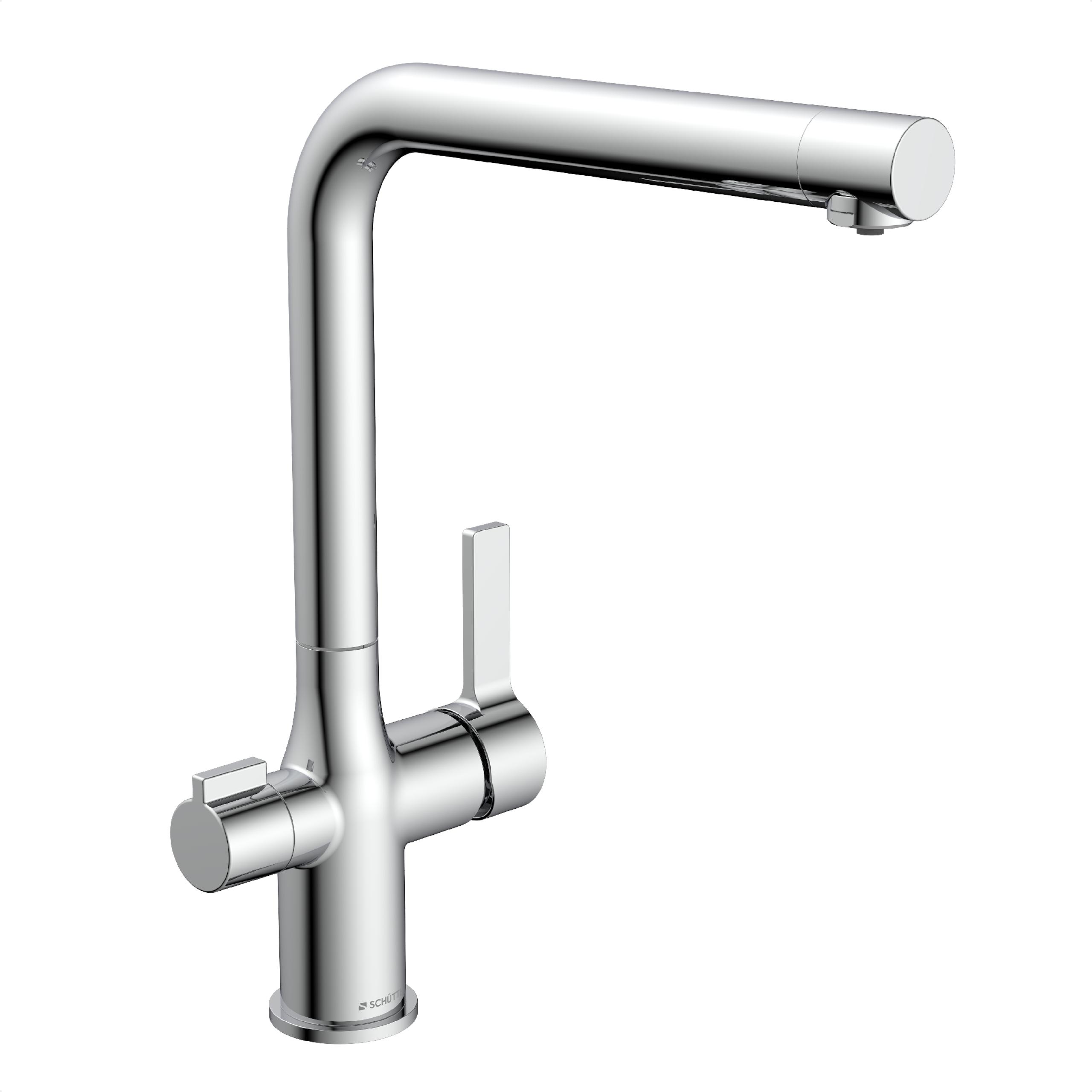 Schütte Trinkwasser-Spültischarmatur AQUASTAR PRO, Chrom, mit Filtersystem