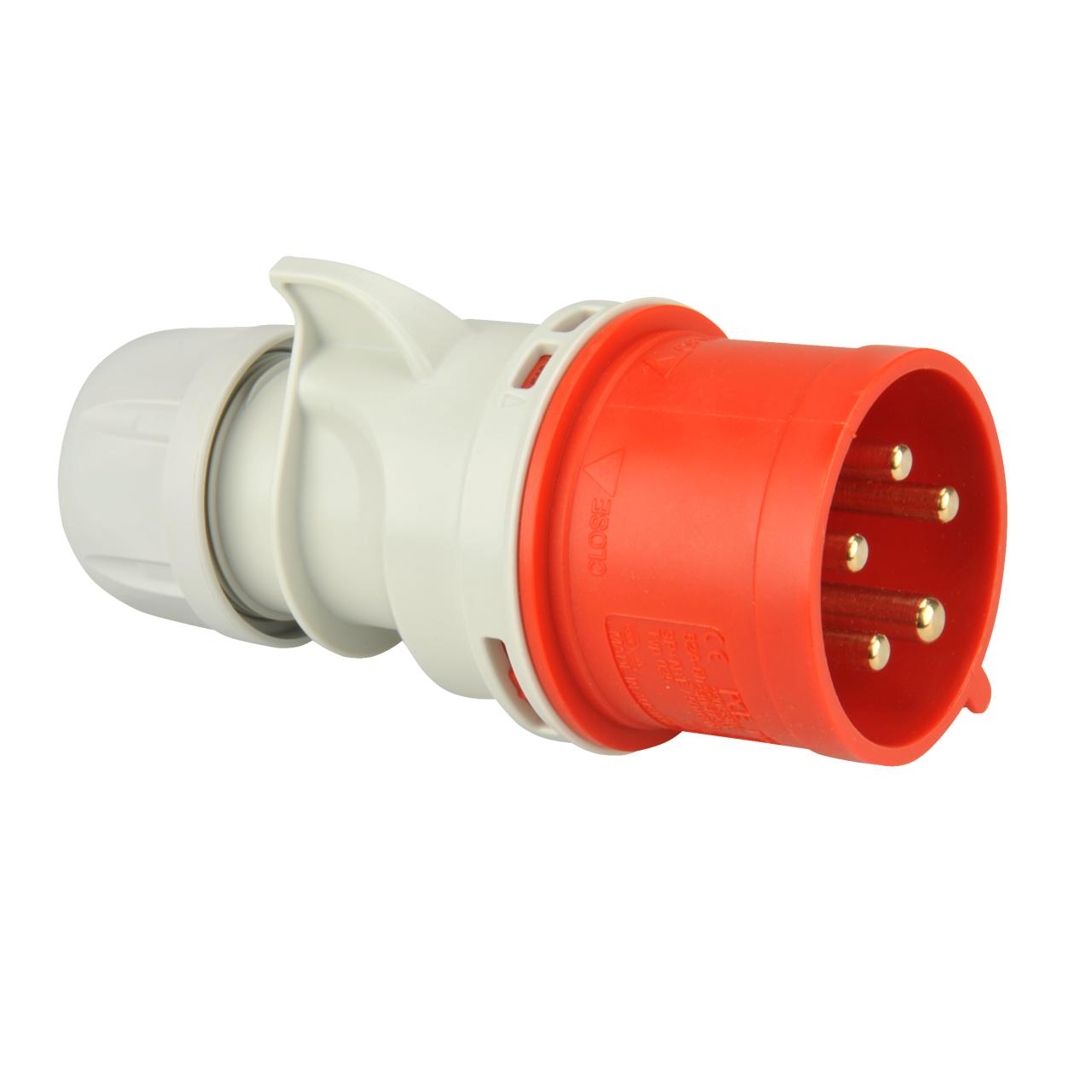 129666  CEE-STECKER 32A, ROT