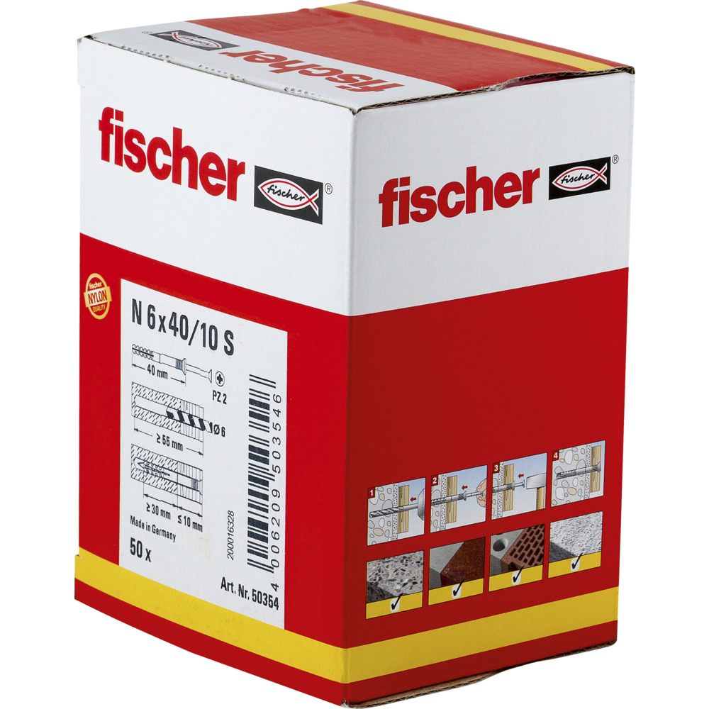 W2_P_V_00050354_F_-SALL_-AQQ_-V1 fischer Nageldübel N 6 x 40/10 S Senkkopf
