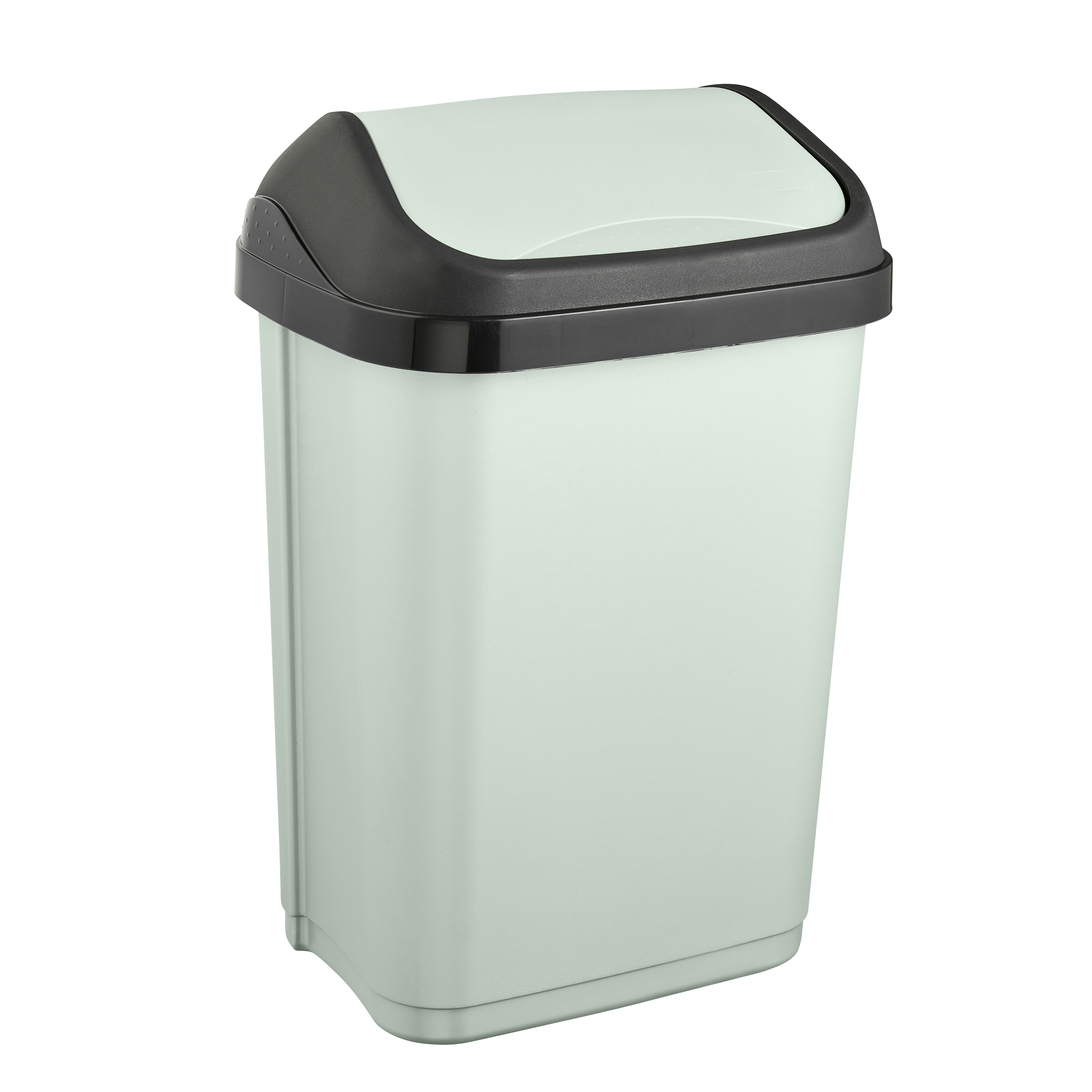 Keeeper Abfallbehälter swantje mit Schwingdeckel, 10 l, soft green