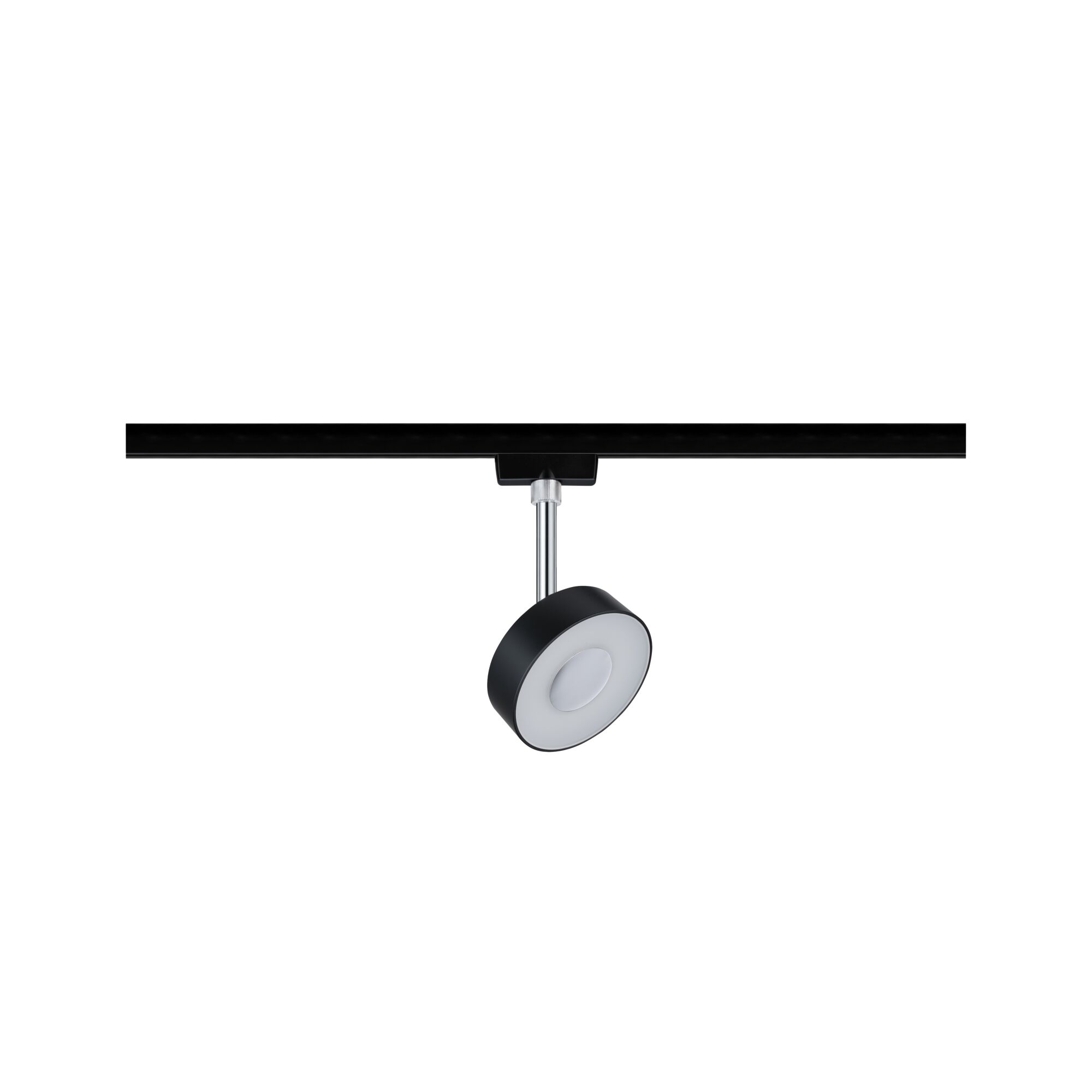 Paulmann URail Spot Circle, 1x5W, Schwarz matt/Chrom, 230V, 2700K Paulmann URail Spot Circle, 1x5W, Schwarz matt/Chrom, 230V, 2700K