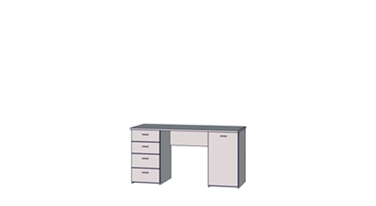 Forte Schreibtisch GOLDSBORO Forte Schreibtisch GOLDSBORO