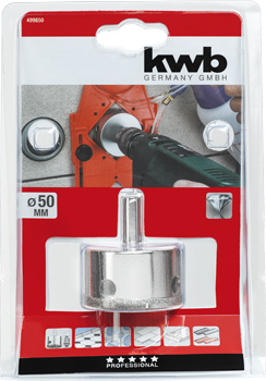 499850-300 Kwb Diamant-Lochsäge, 50/25 mm