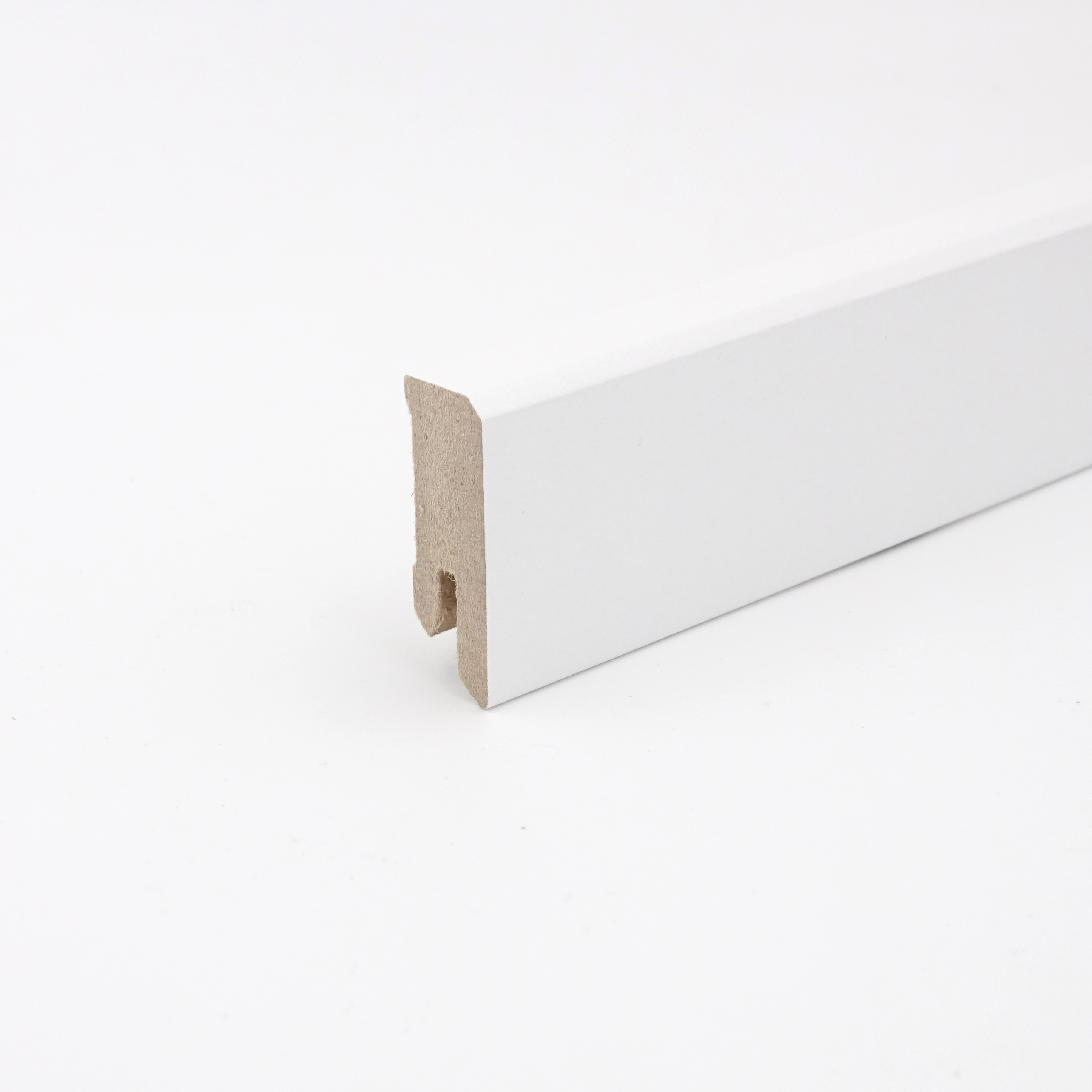 Döllken Sockelleiste White&Black Cubica, 40 mm, weiß