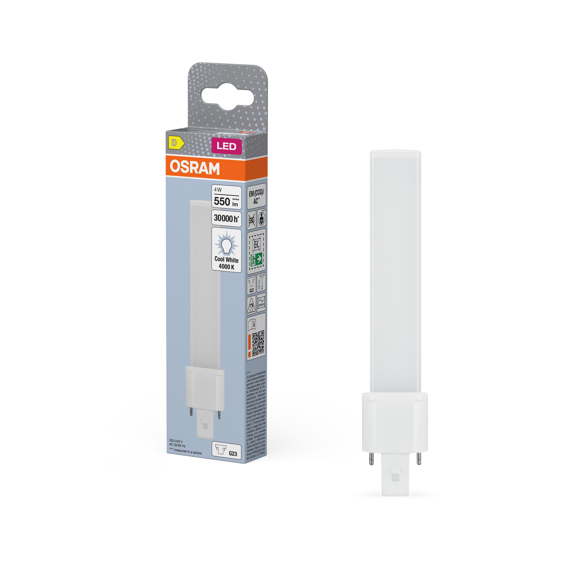 Osram DULUX LED Röhre, 16,5 cm, kaltweiß