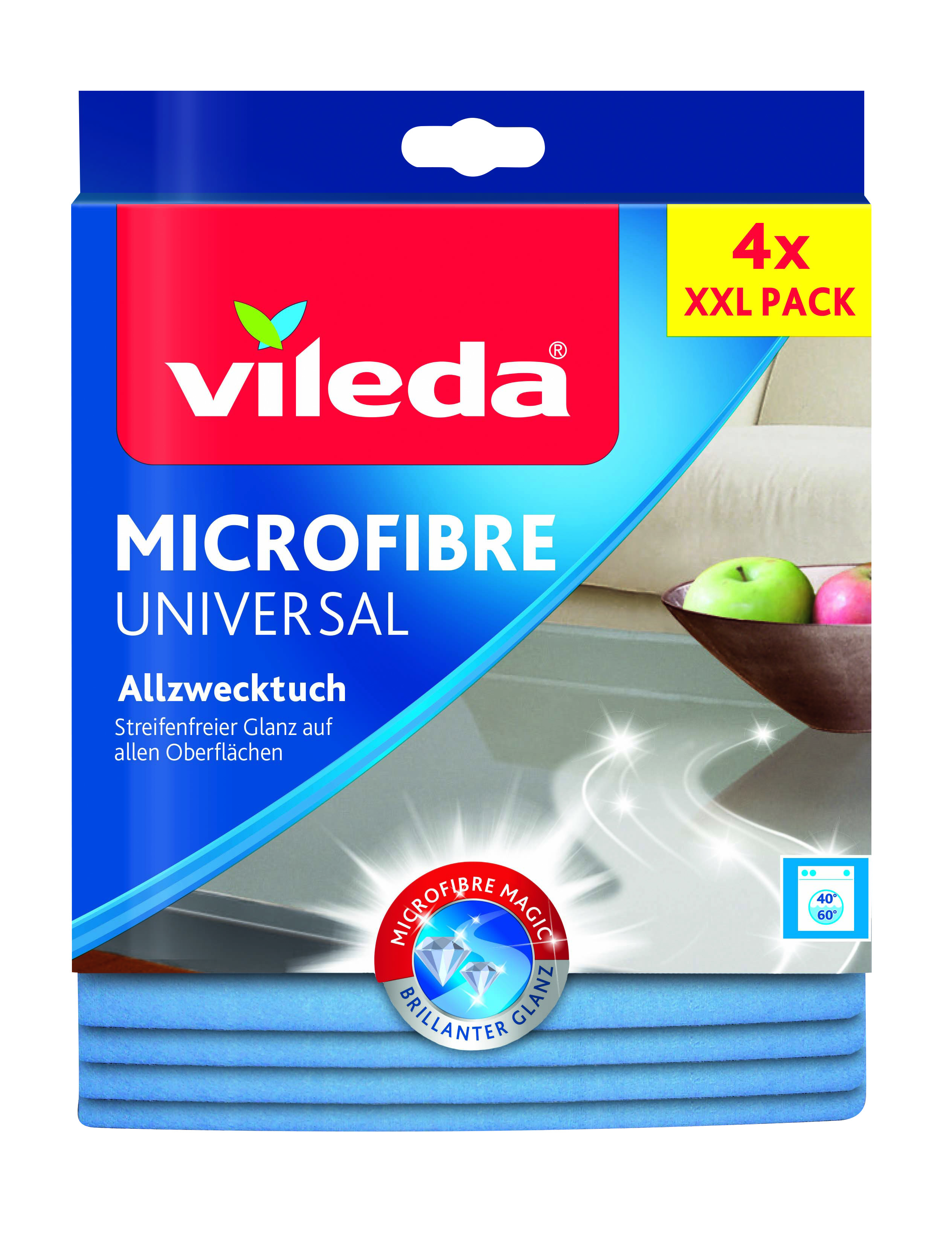 Vileda Microfibre Universal Allzwecktuch, XXL Pack