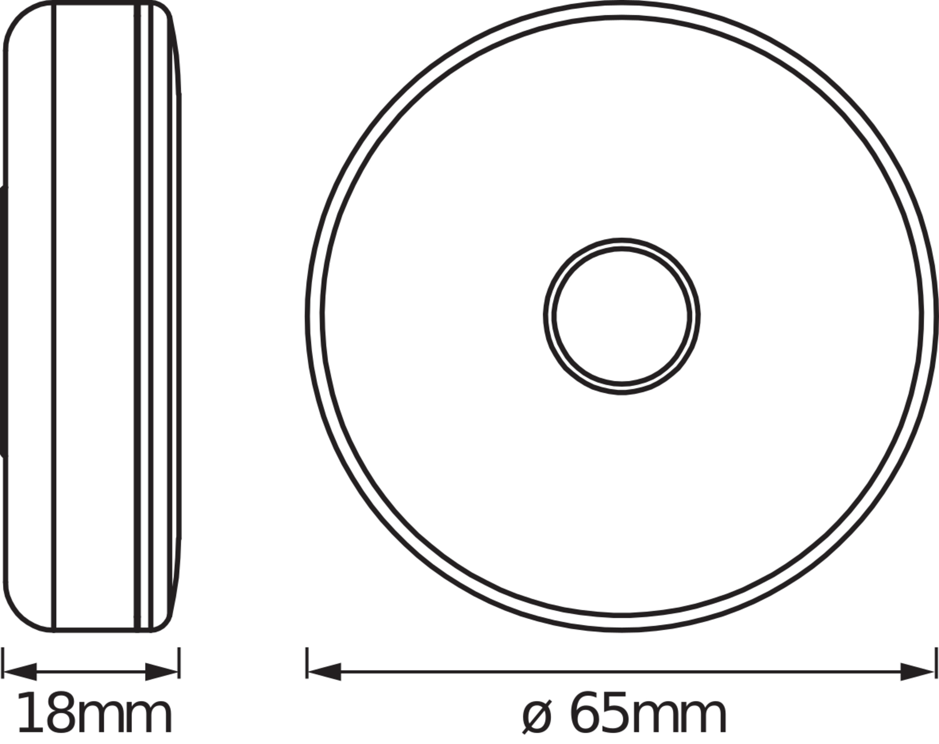 Osram Handleuchte "DOT-it Touch Slim", weiß
