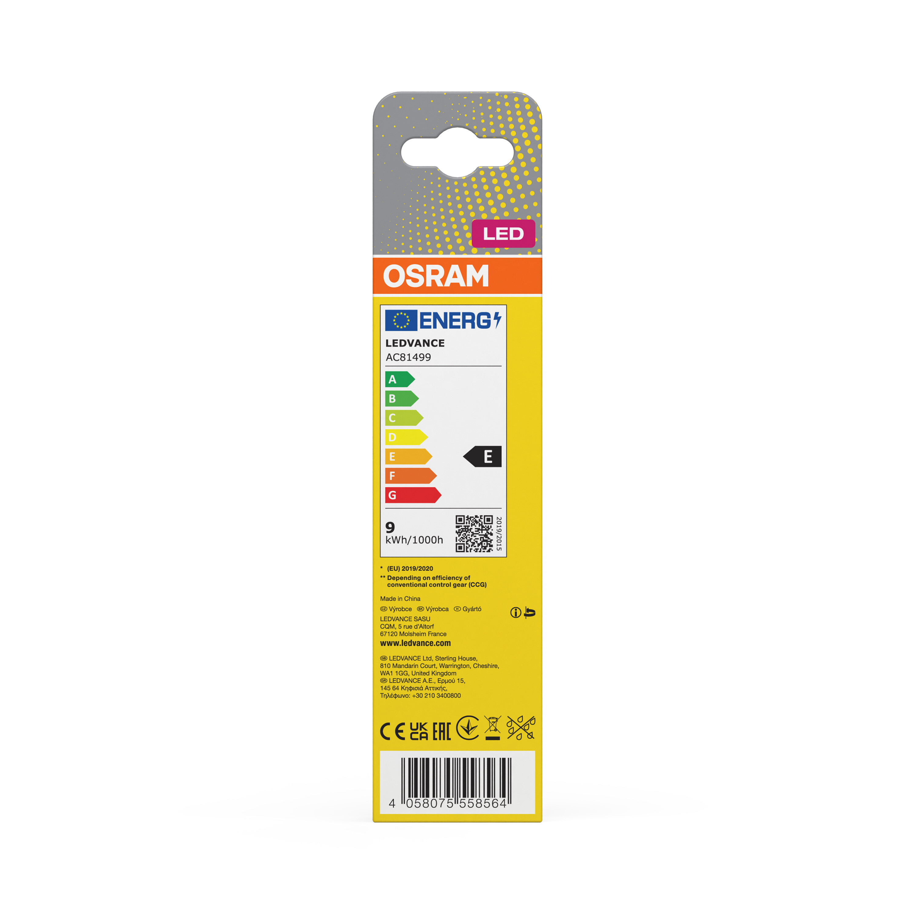 Osram DULUX LED Röhre 17,1 cm, warmweiß