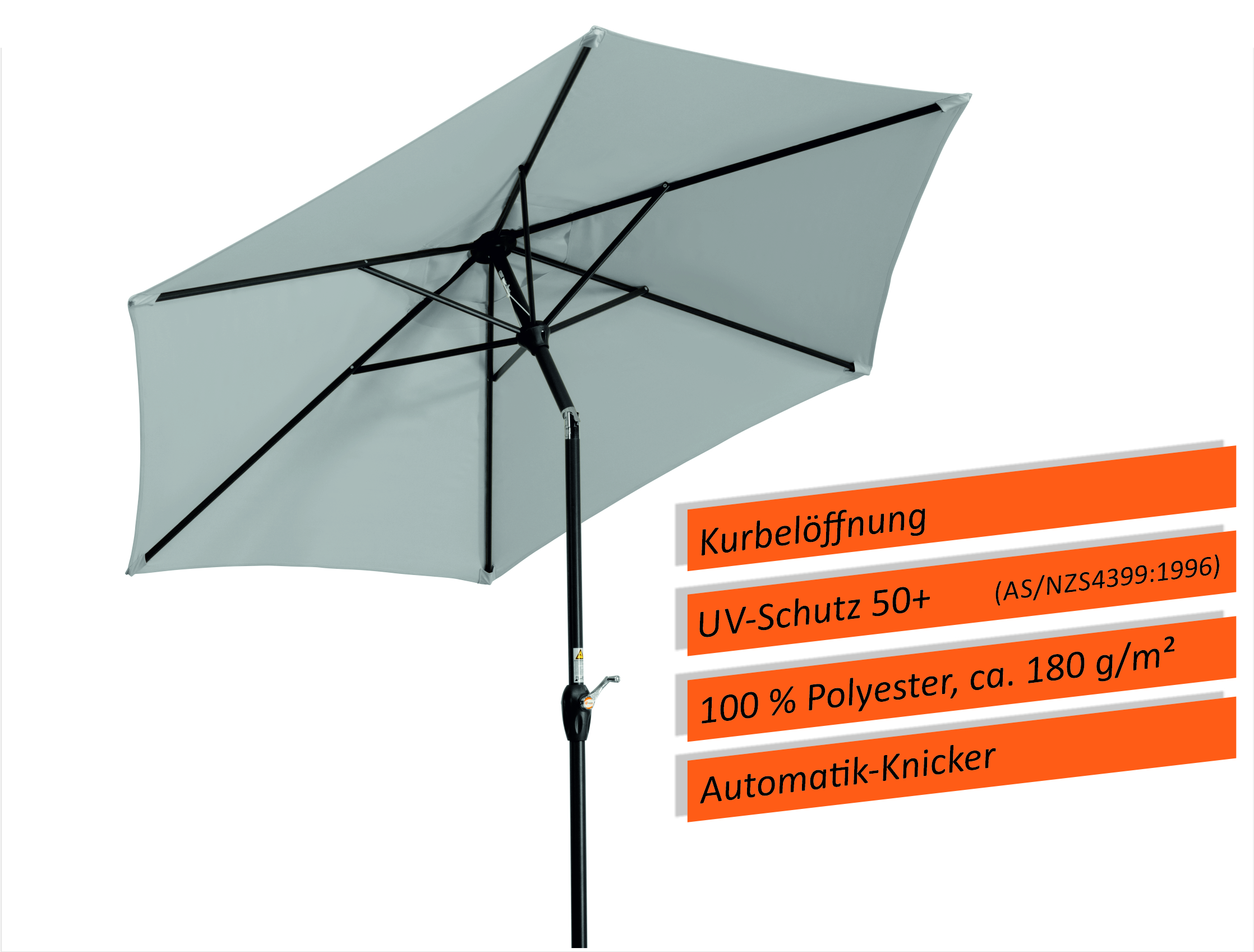 550311_2 Schneider Schirm Bilbao 220/6 Grau