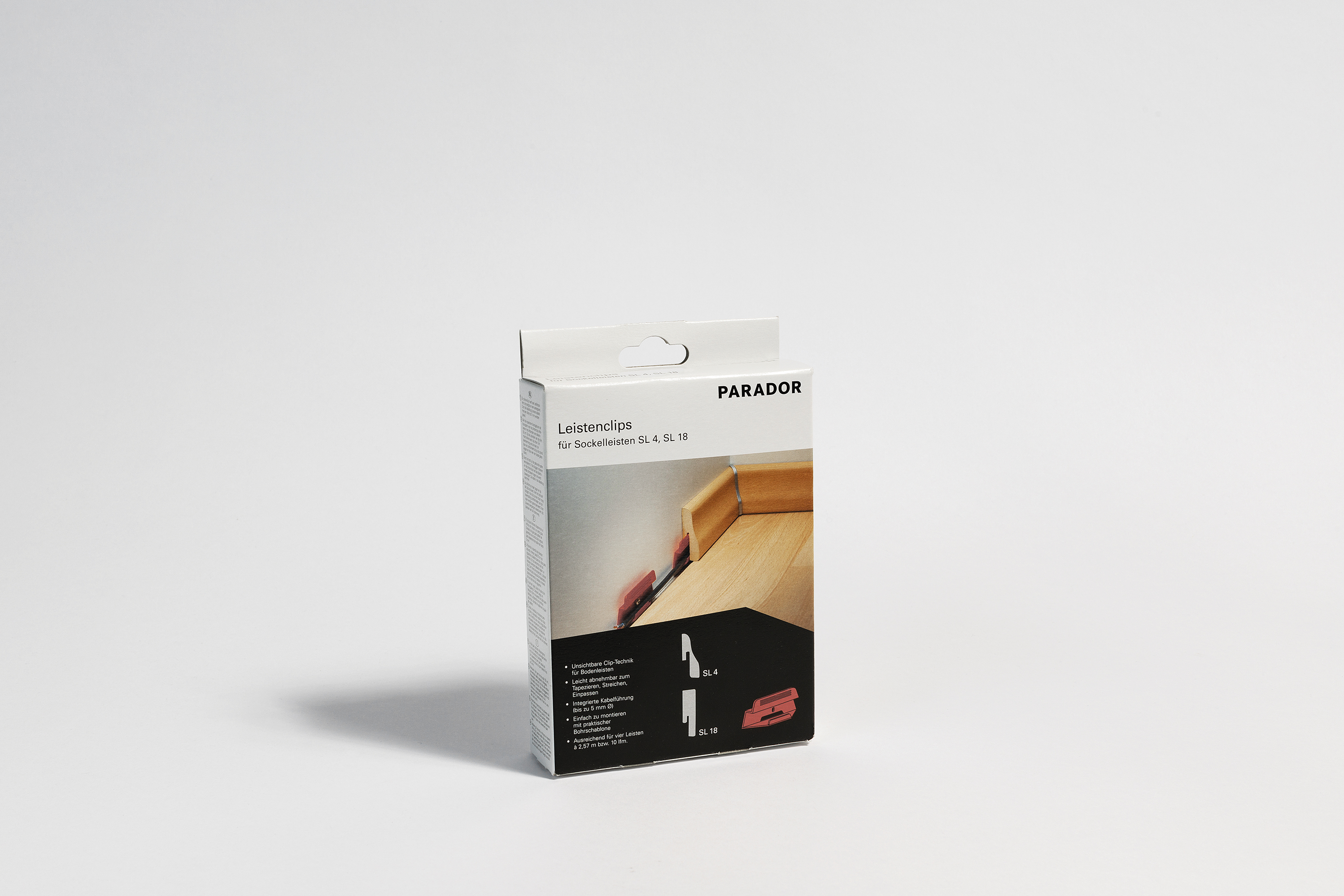 Parador Leistenclip rot für SL 4, SL 5 und SL 18 Parador Leistenclip rot für SL 4, SL 5 und SL 18