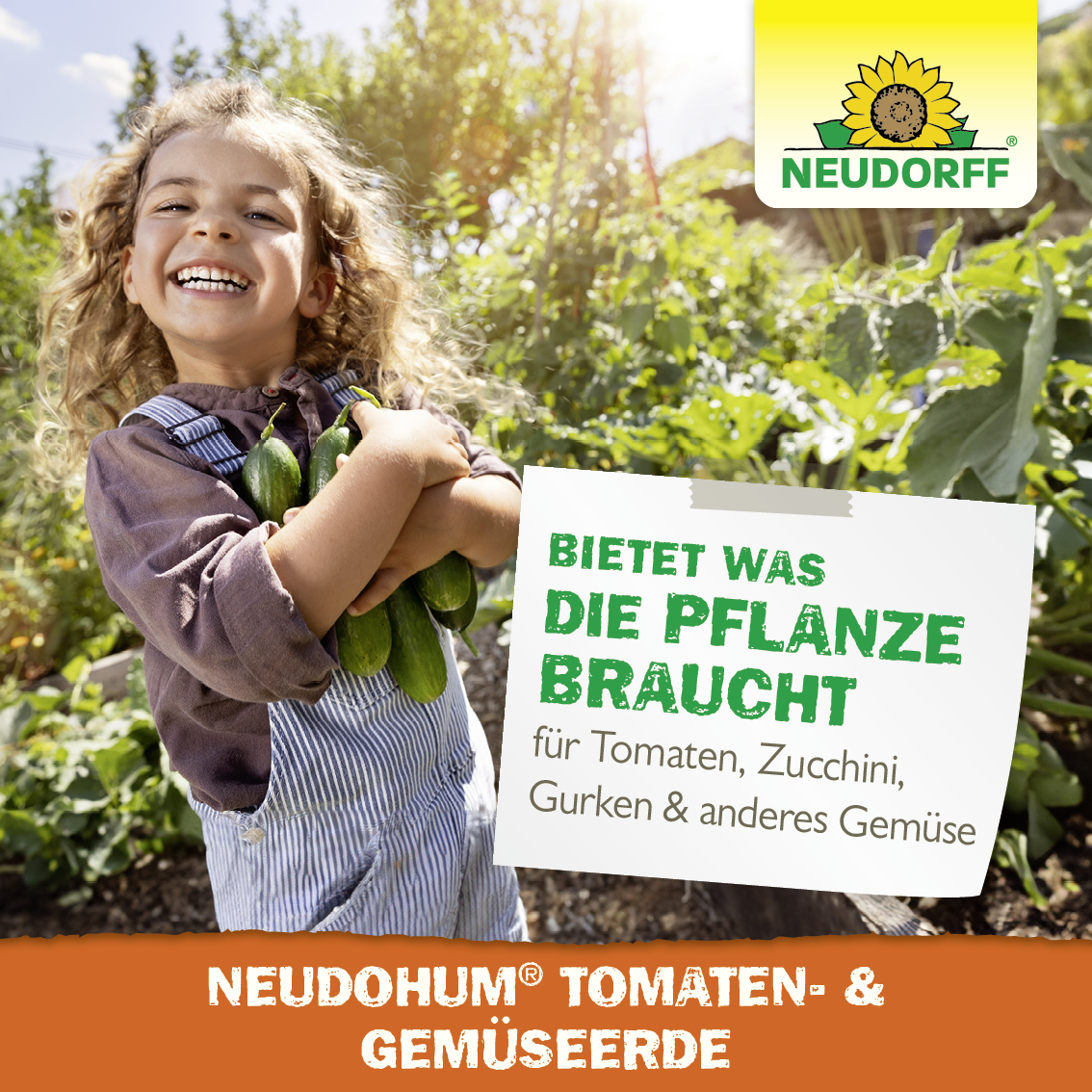 Neudorff NeudoHum Tomaten- und GemüseErde, 40 l