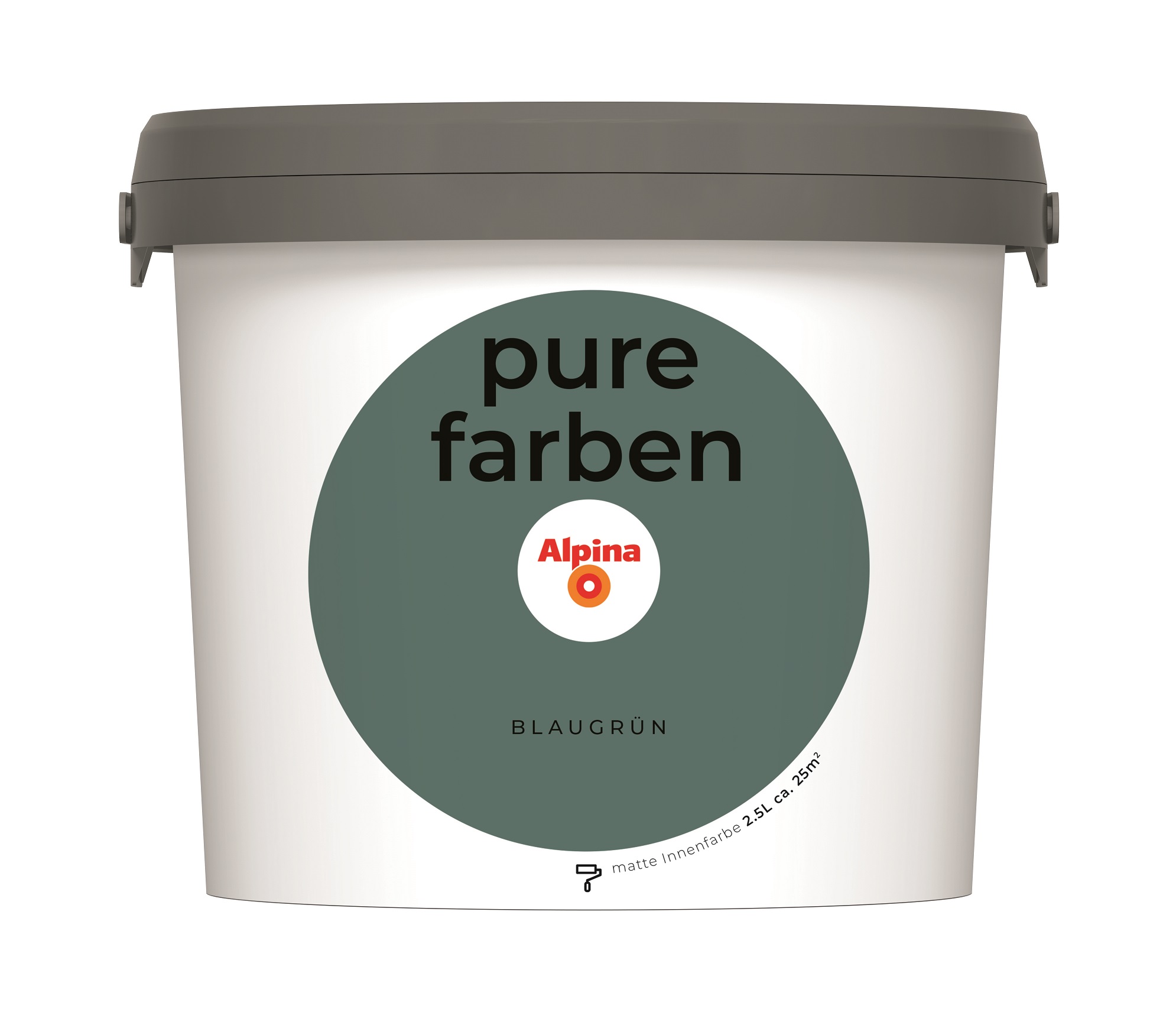 Alpina Pure Farben Blaugrün, 2,5 Liter