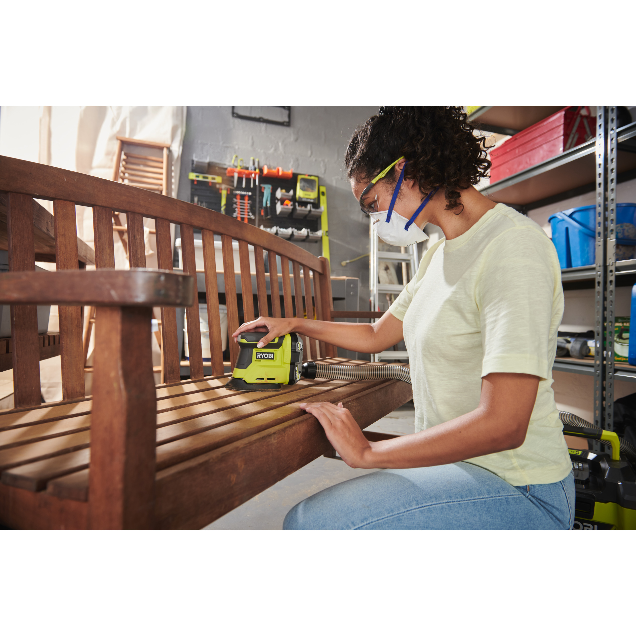 Ryobi 18 V ONE+ Akku-Delta-Vibrationsschleifer RPS18-0 Ryobi 18 V ONE+ Akku-Delta-Vibrationsschleifer RPS18-0