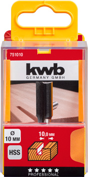 Kwb HSS-Nutfräser, 10 mm