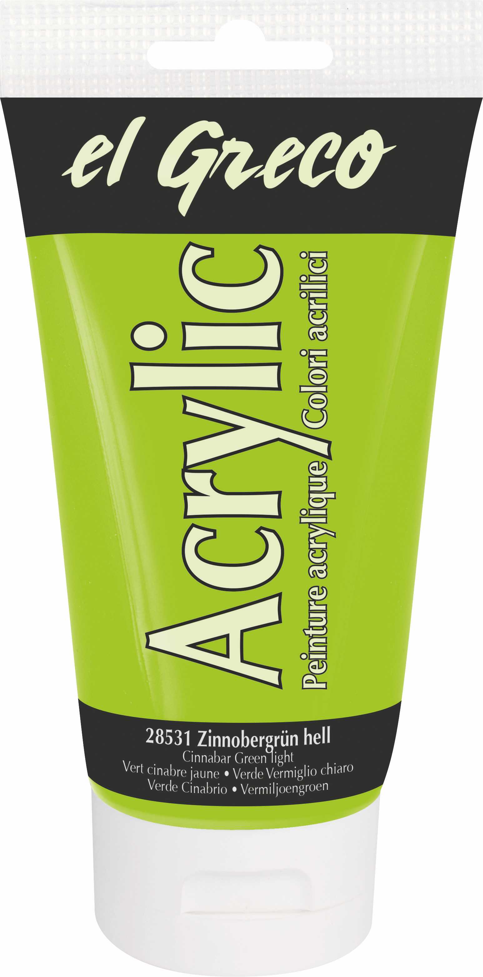 28531_KREUL_elGrecoAcrylic_ZinnobergruenHell_150ml_RGB Acrylic