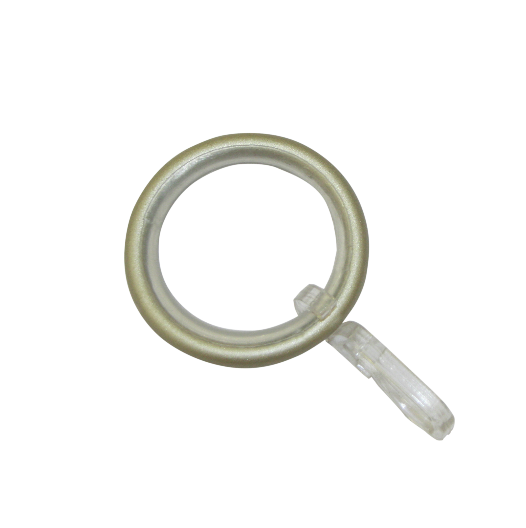 Gardinia Gardinenringe mit Gleiteinlage und Faltenlegehaken Elba, champagner Gardinia Gardinenringe mit Gleiteinlage und Faltenlegehaken Elba, champagner