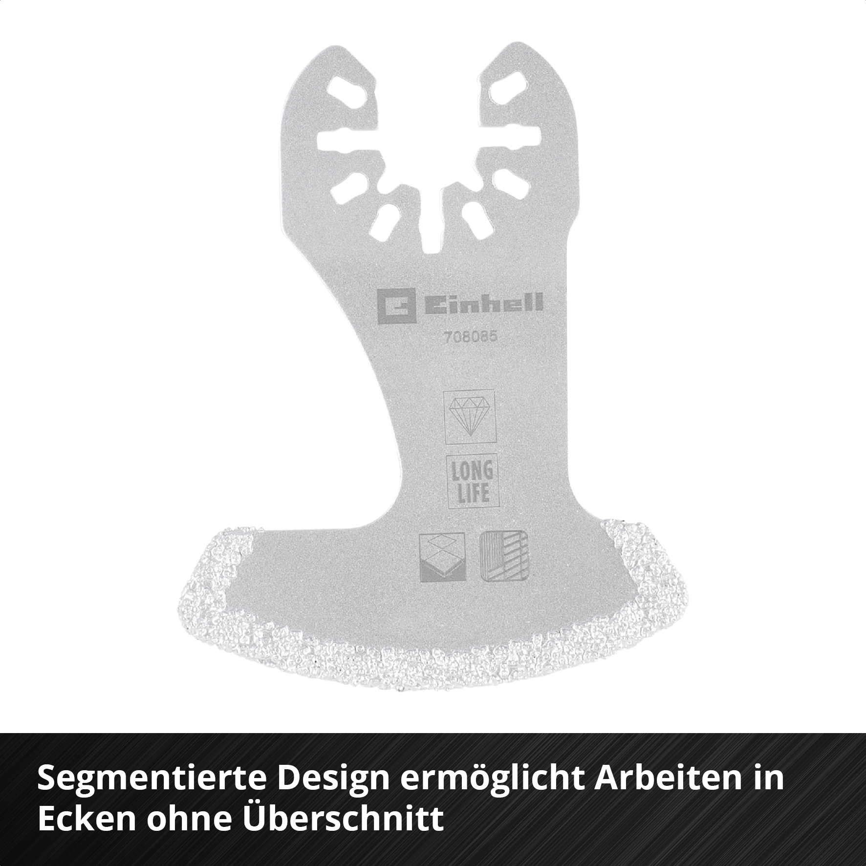 Einhell Diamant-Segmentmesser mit Universalaufnahme, 57 mm