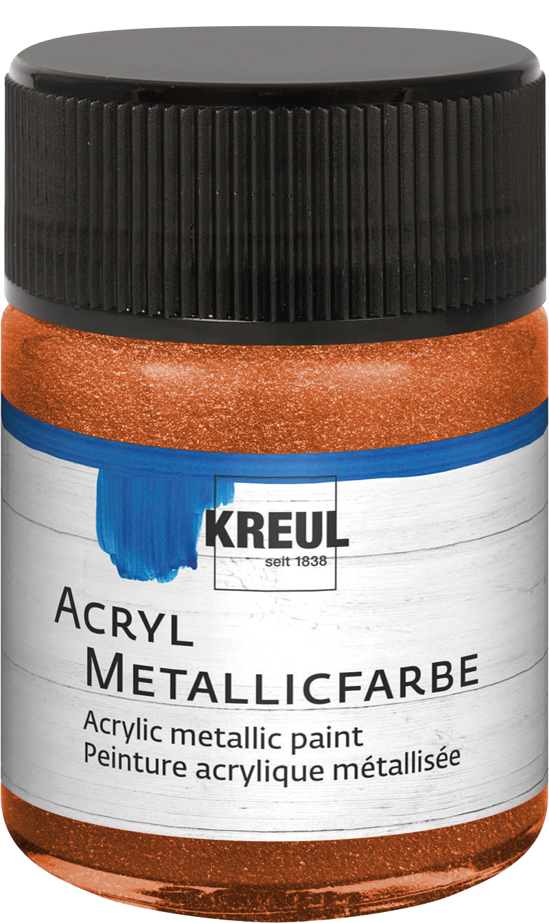 Kreul Acryl Metallicfarbe Kupfer, 50 ml Kreul Acryl Metallicfarbe Kupfer, 50 ml