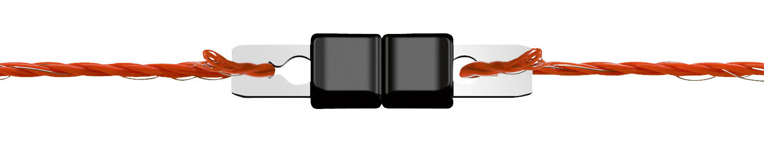 Kerbl AKO Reparaturset Litzclip 8-teilig, Edelstahl