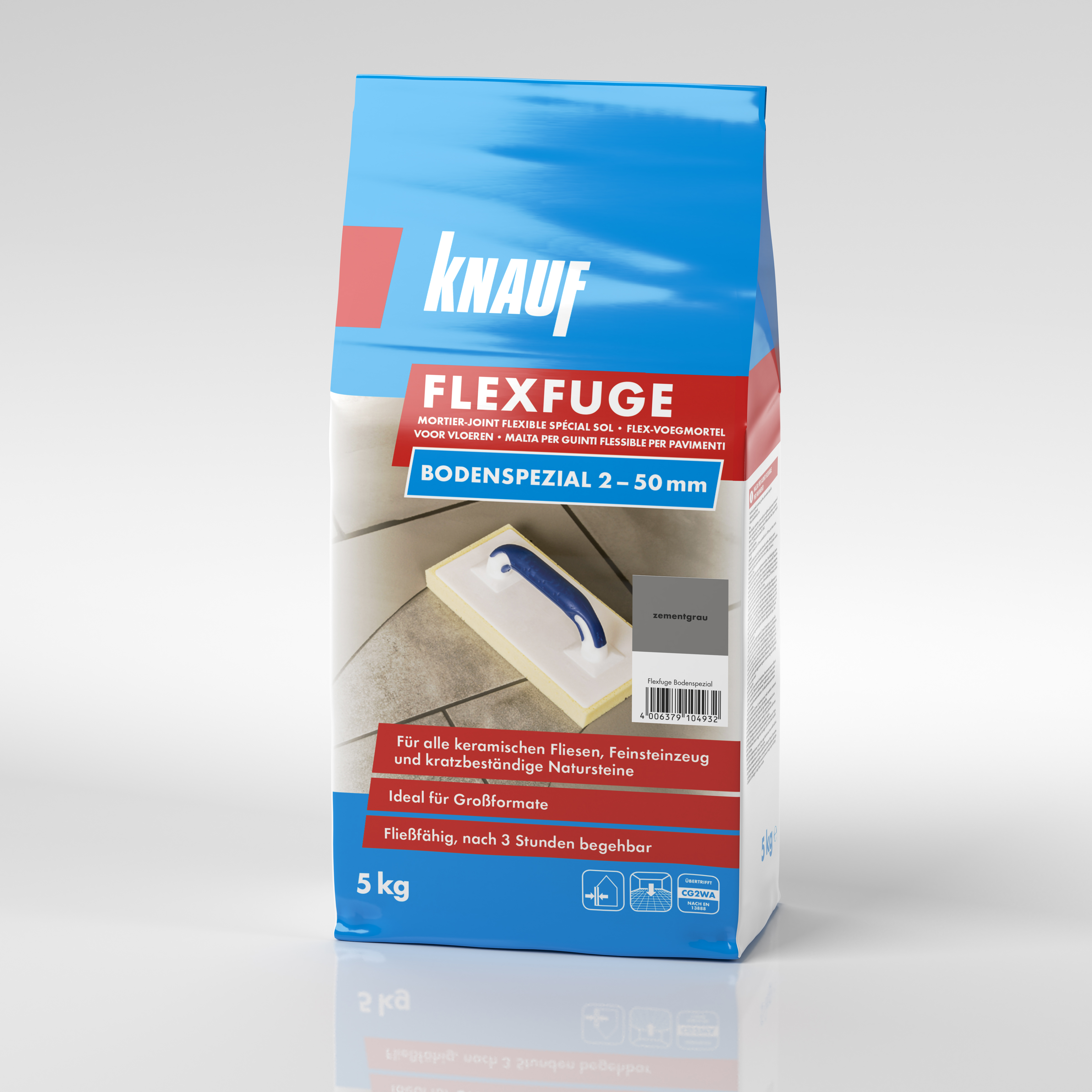 Knauf Flexf. Bodensp. zem-grau, 5 kg D/F/NL/I