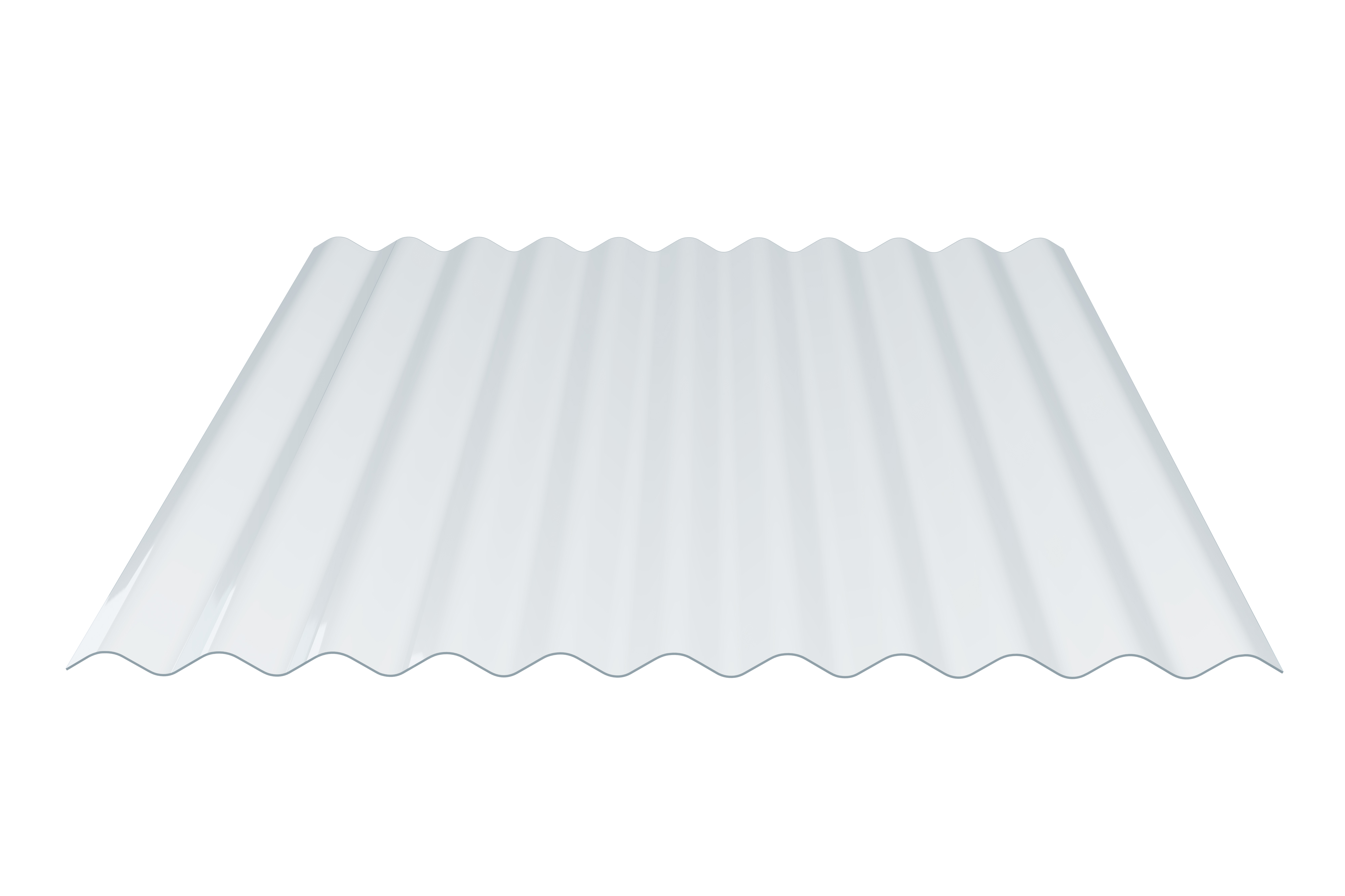 Suntuf PC Wellplatte Sinus, 76/18, 2000 x 900 x 0.65 mm, klar