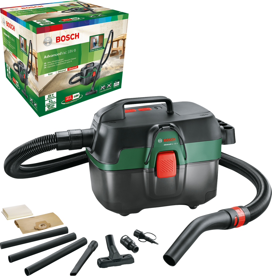 Bosch Nass-Trockensauger AdvancedVac 18V-8 Bosch Nass-Trockensauger AdvancedVac 18V-8