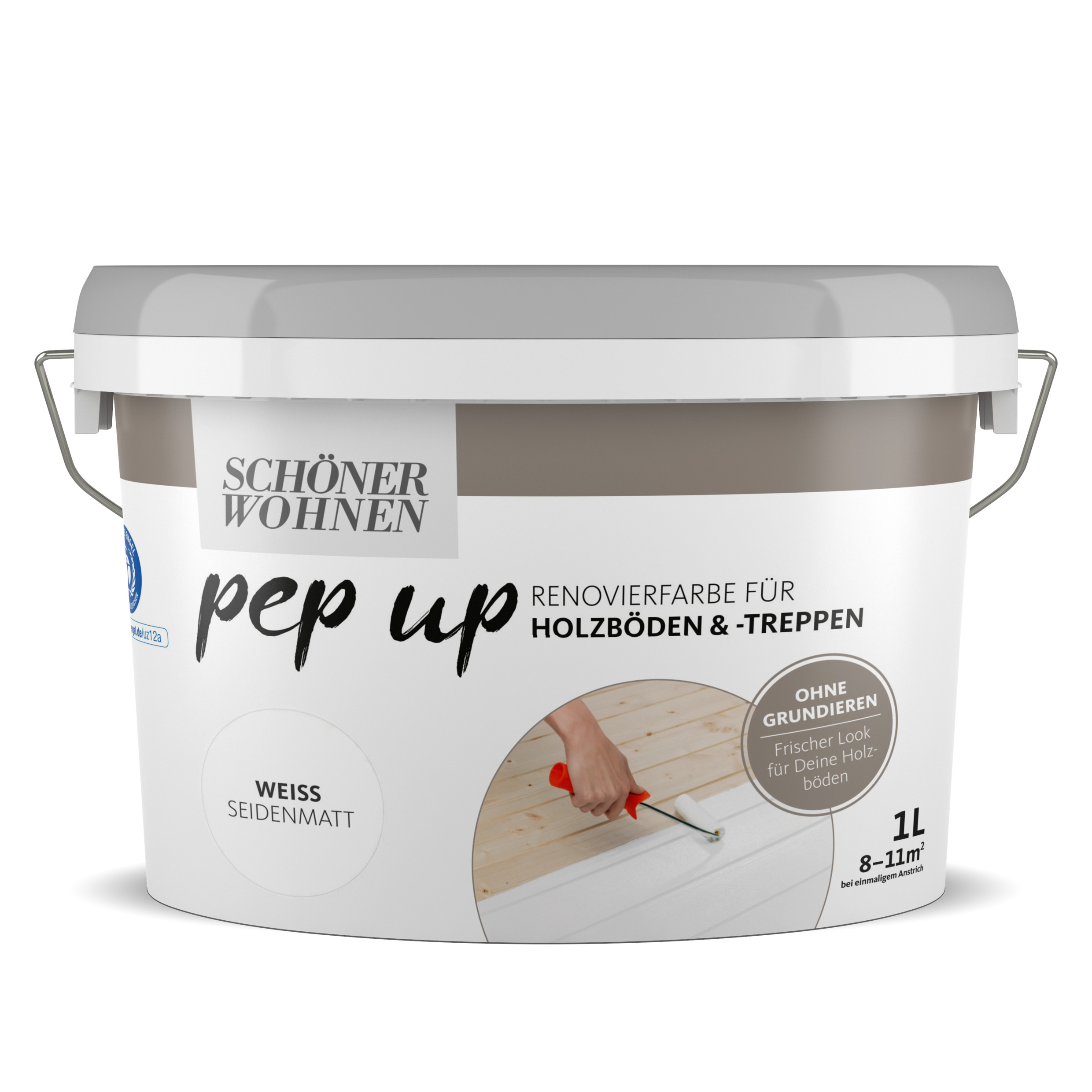 SW_2497-0001-0095 Schöner Wohnen pep up Holzböden & -treppen, weiß, seidenmatt