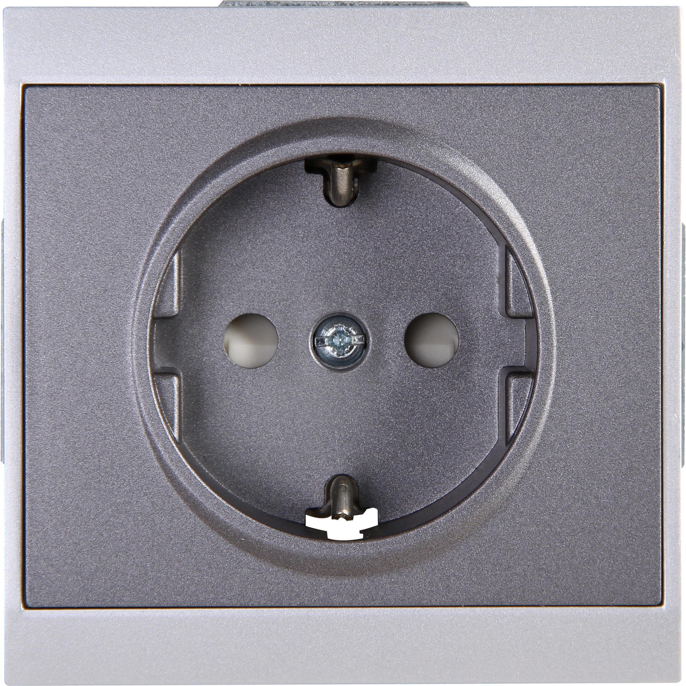 Kopp MALTA Steckdose, 1-fach, anthrazit Kopp MALTA Steckdose, 1-fach, anthrazit