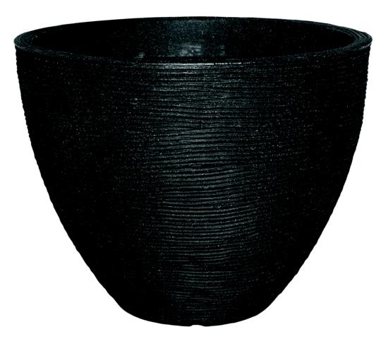 366726-15303138-L RILLENTOPF RUND 40X31CM ANTHRAZIT GELI