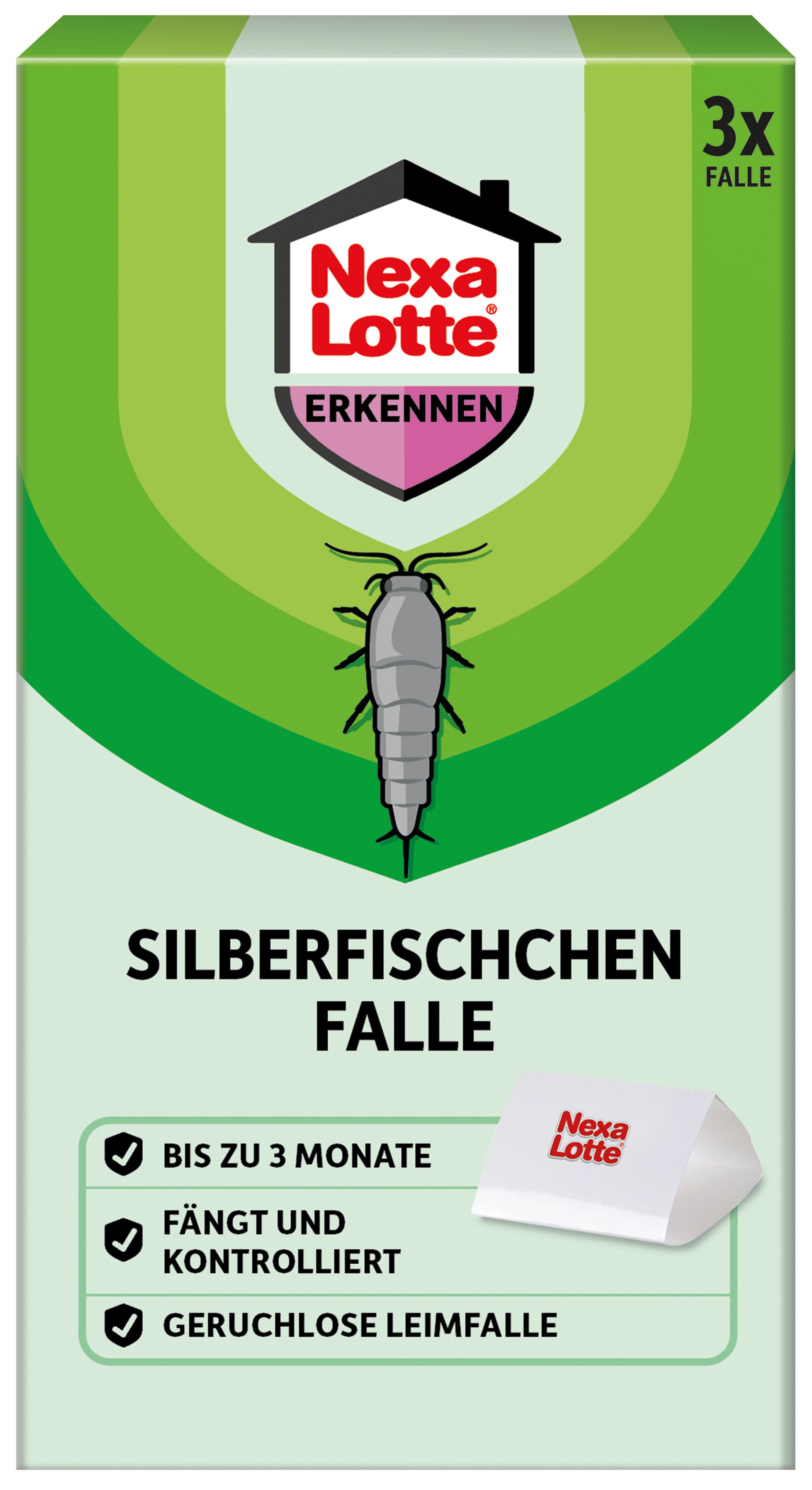 Nexa Lotte Silberfischchen-Köder 3 Stück