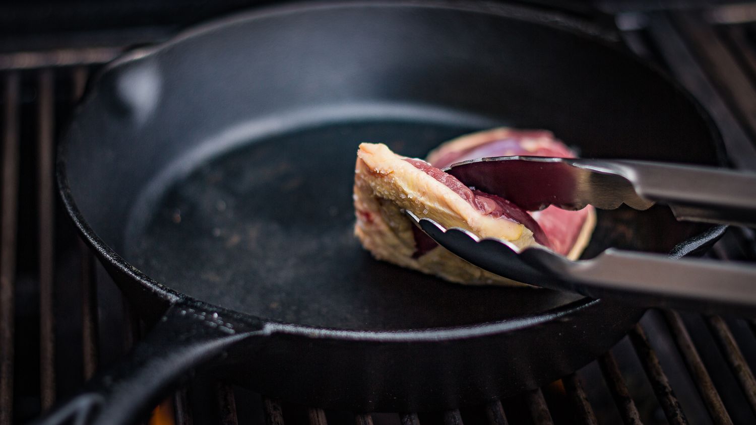 Grillfürst Edelstahl Grillzange, 35 cm