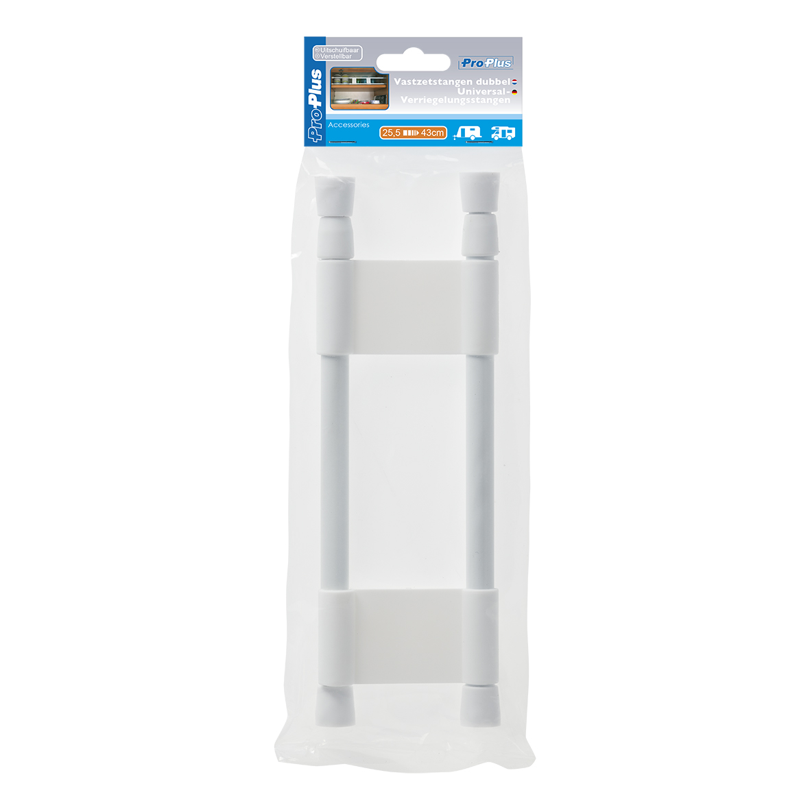 ProPlus Universal-Verriegelungsstangen verstellbar, 25,5 - 43 cm