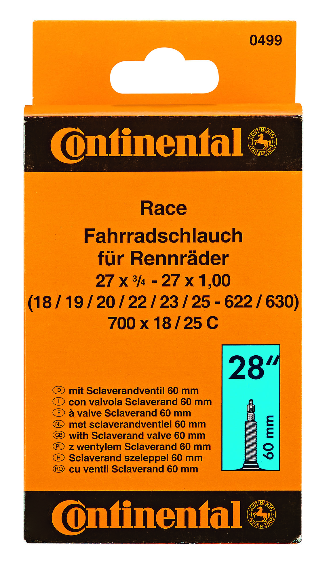 Prophete CONTINENTAL-FAHRRADSCHLAUCH 28X3/4 -1