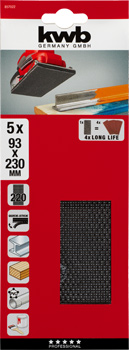 857022-300 Kwb Schleifgitterstreifen 93 x 230 mm, K180