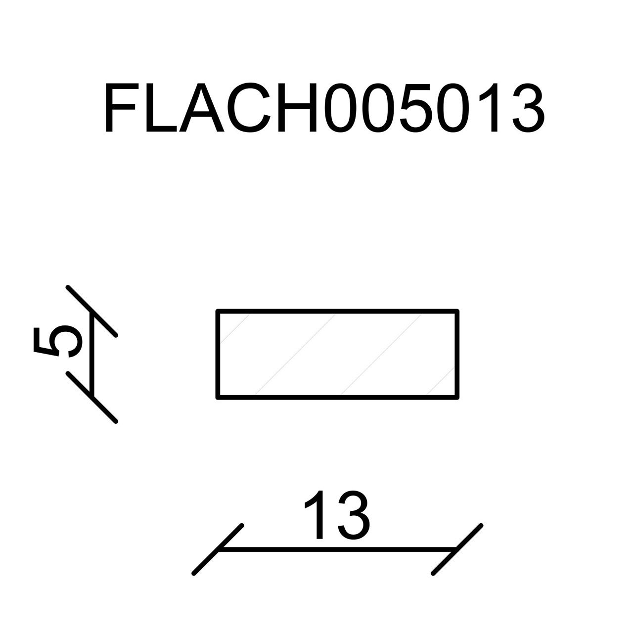 544186-Querschnitt Neuhofer Flachleiste, Fichte/Kiefer astrein roh