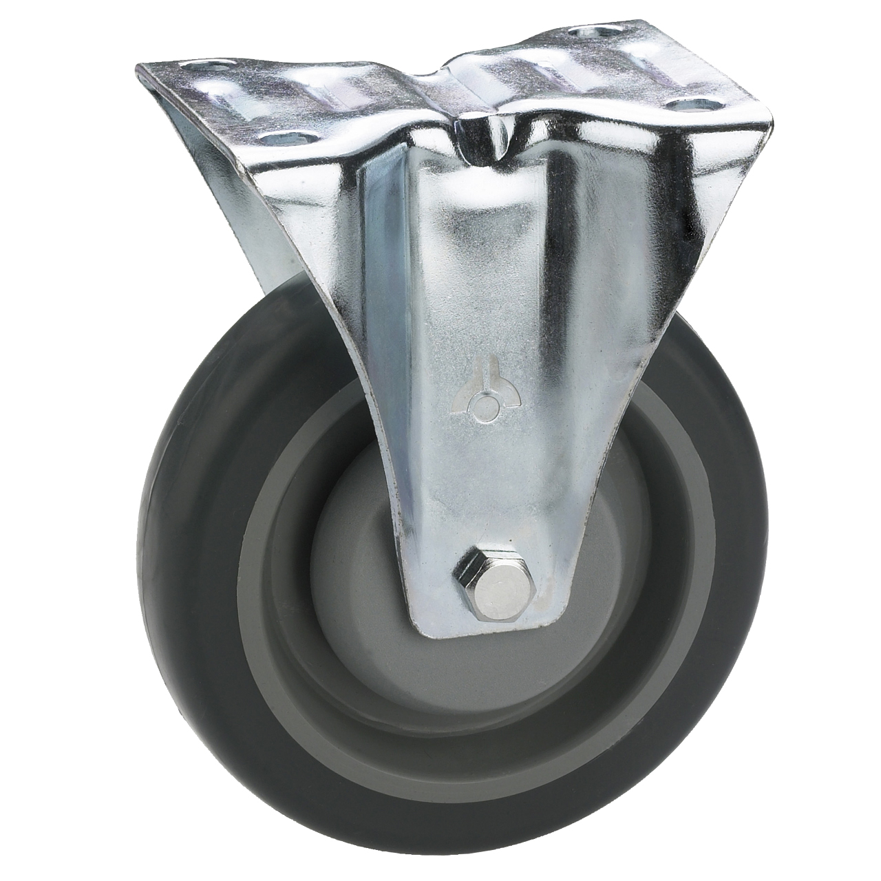 647212 Dörner + Helmer TG-Bockrolle 100x32 mm, Plattte 100x85 mm