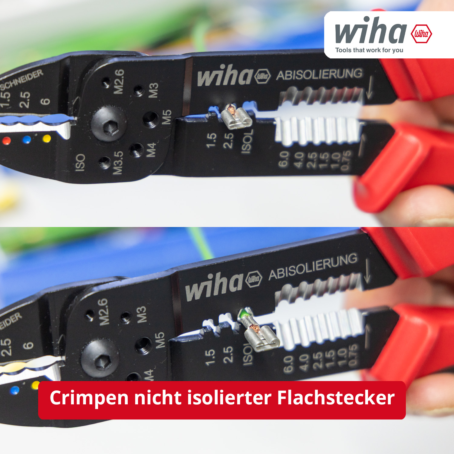 Wiha 5in1-Crimpzange, 200 mm