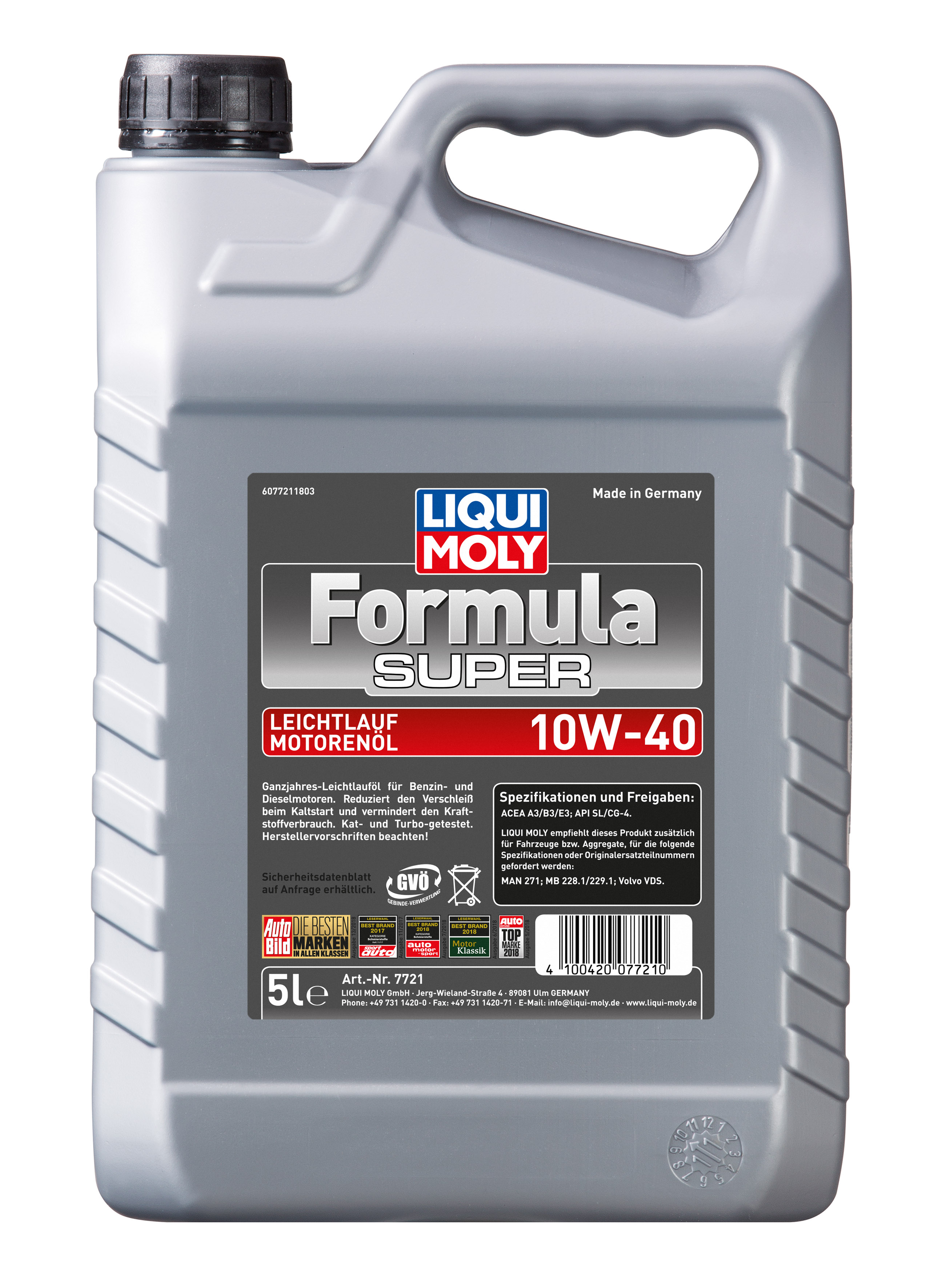 LIQUI MOLY FORMULA SUPER 10W-40 5L