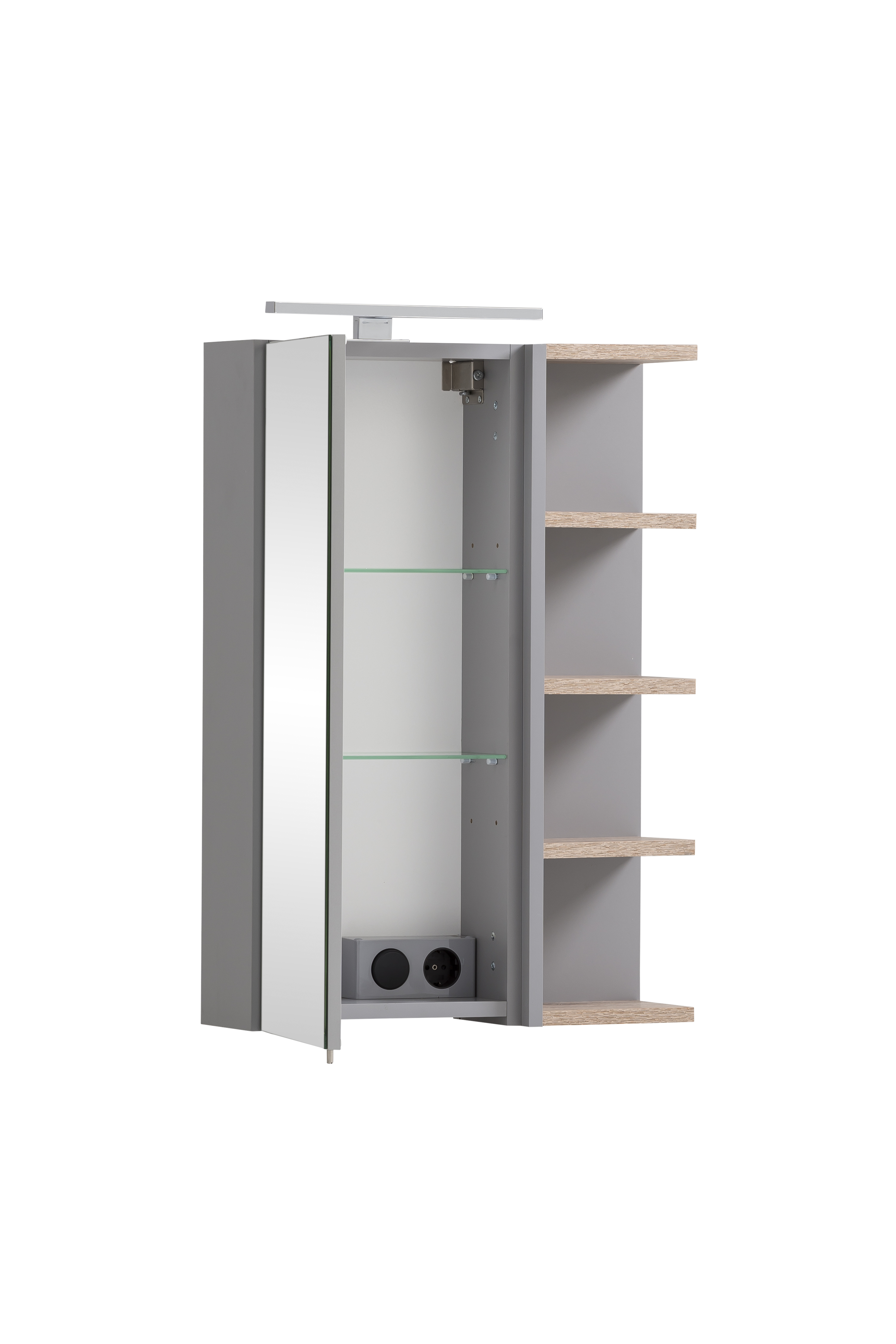 W. Schildmeyer Spiegelschrank Balto 500 Sasso 300, platingrau W. Schildmeyer Spiegelschrank Balto 500 Sasso 300, platingrau